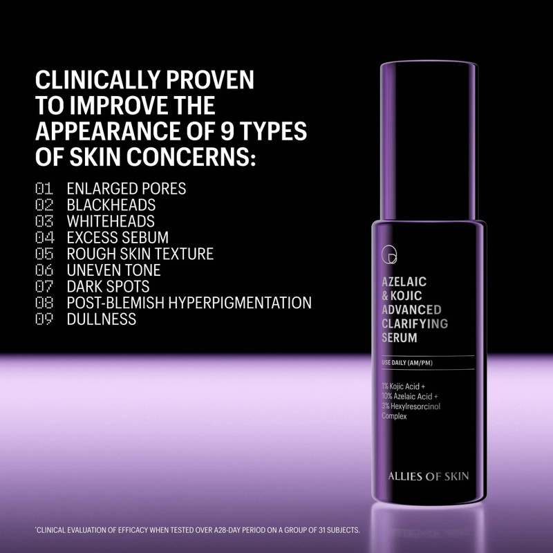 Allies of Skin Azelaic & Kojic Advanced Clarifying Serum 50ml 4