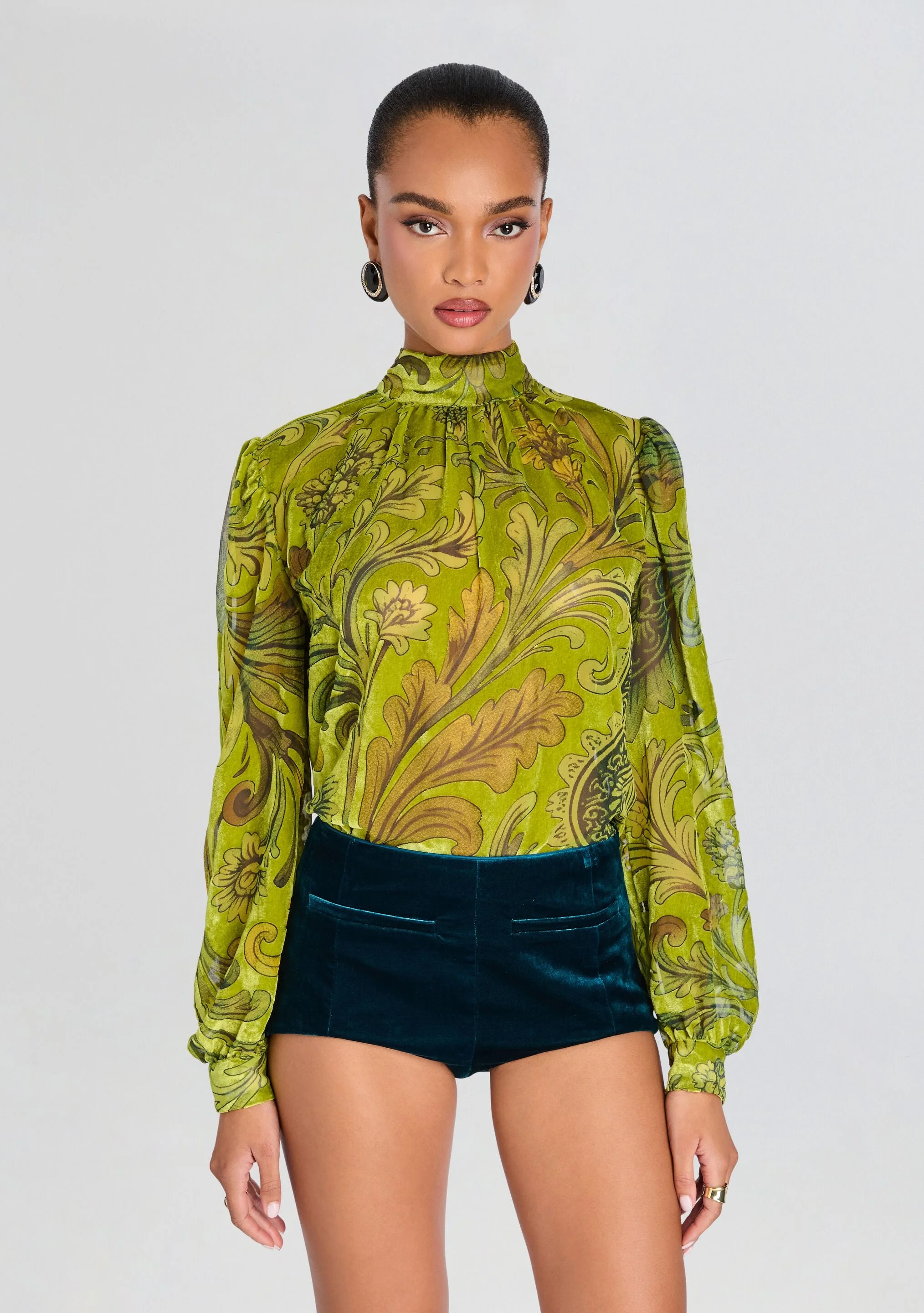ARADEA VELVET TOP - 1