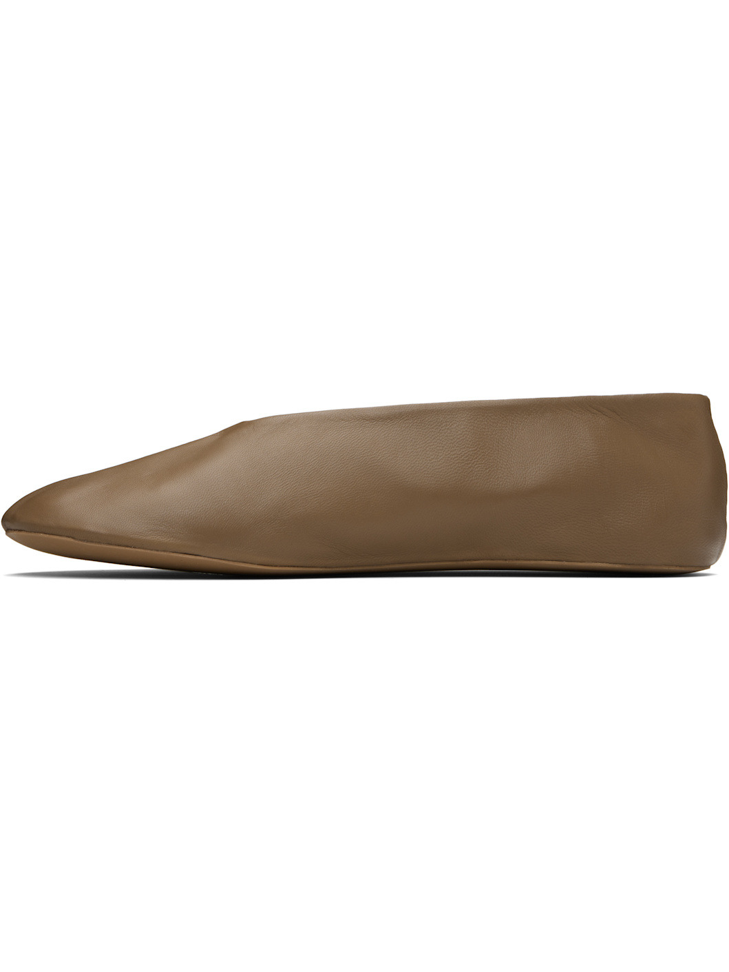 Taupe Stella Slipper Ballerina Flats - 3