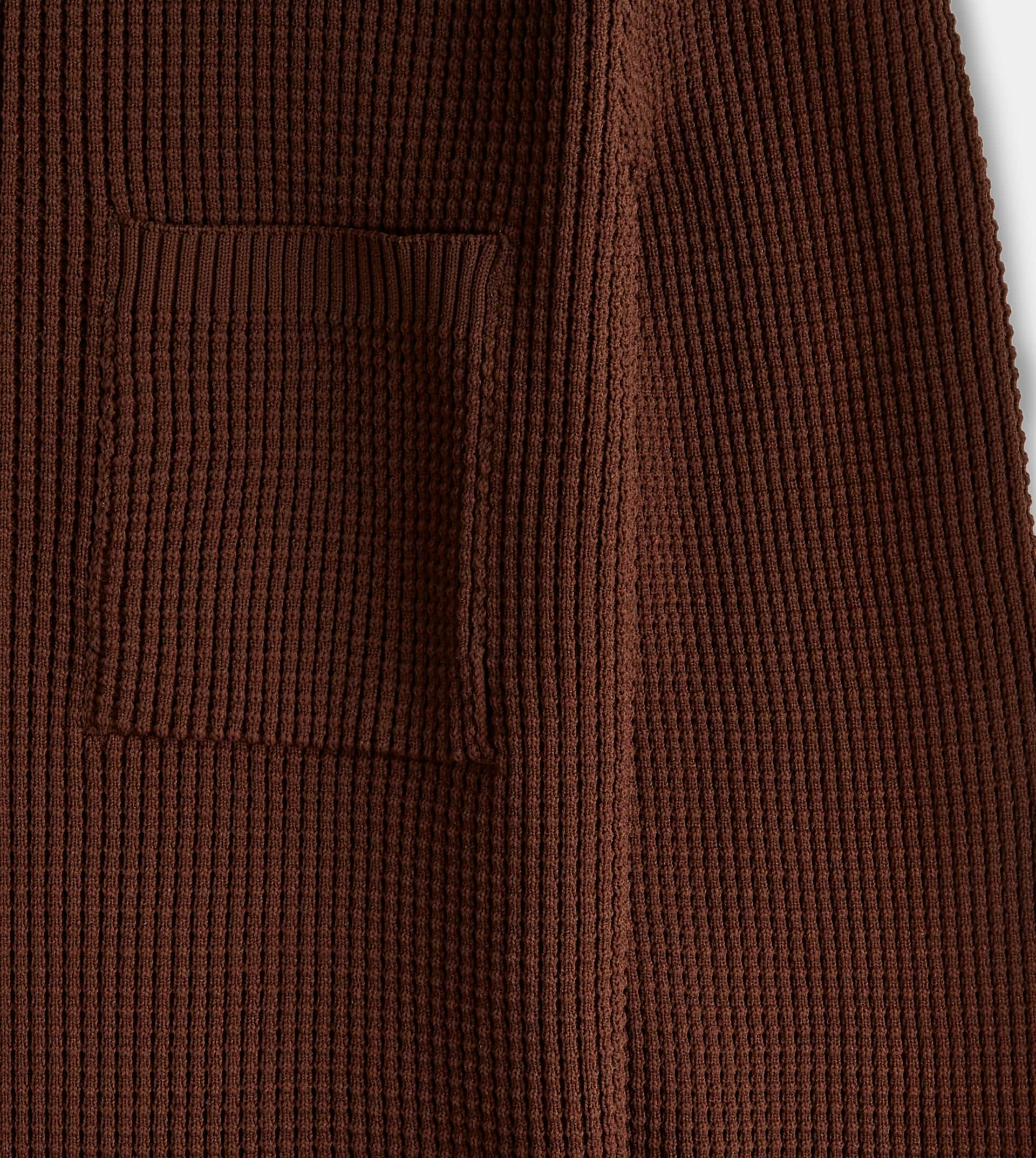 POLO SHIRT IN KNIT - BROWN - 9