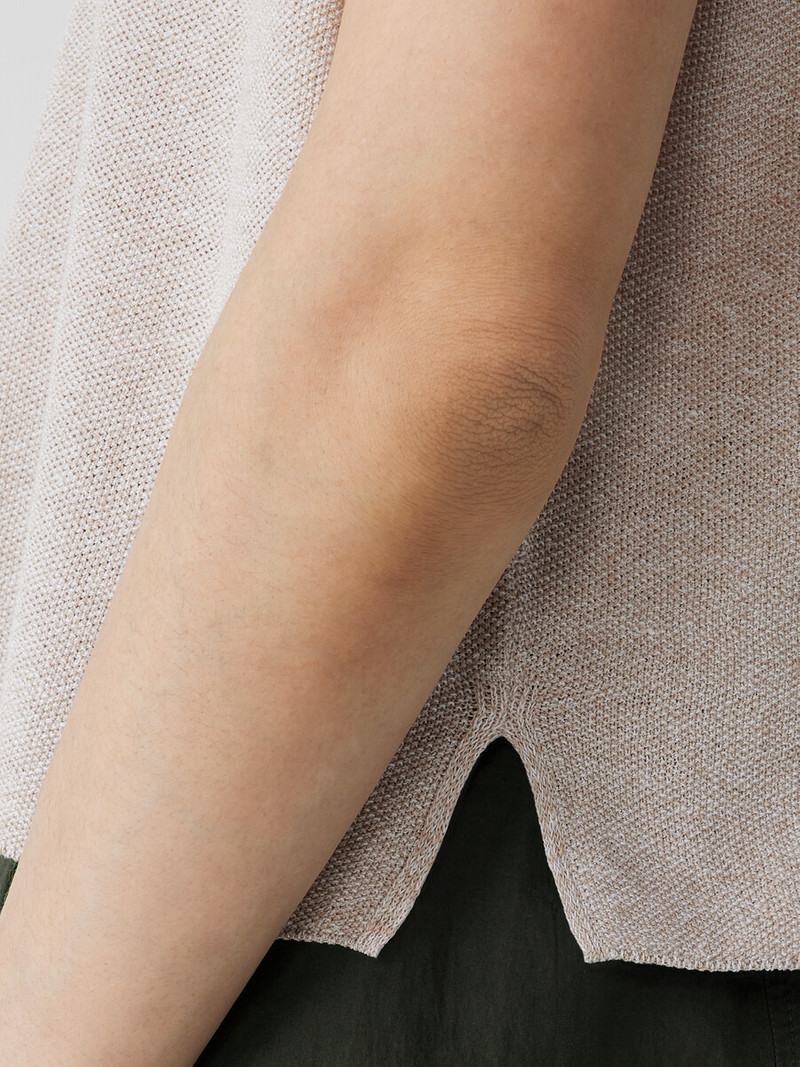 Organic Linen Cotton Square Top 5