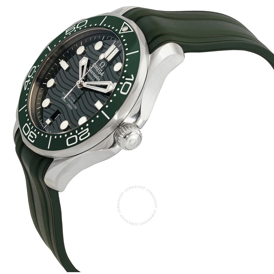 Omega Seamaster Diver Automatic Chronometer Green Dial Men's Watch 210.32.42.20.10.001 - 2