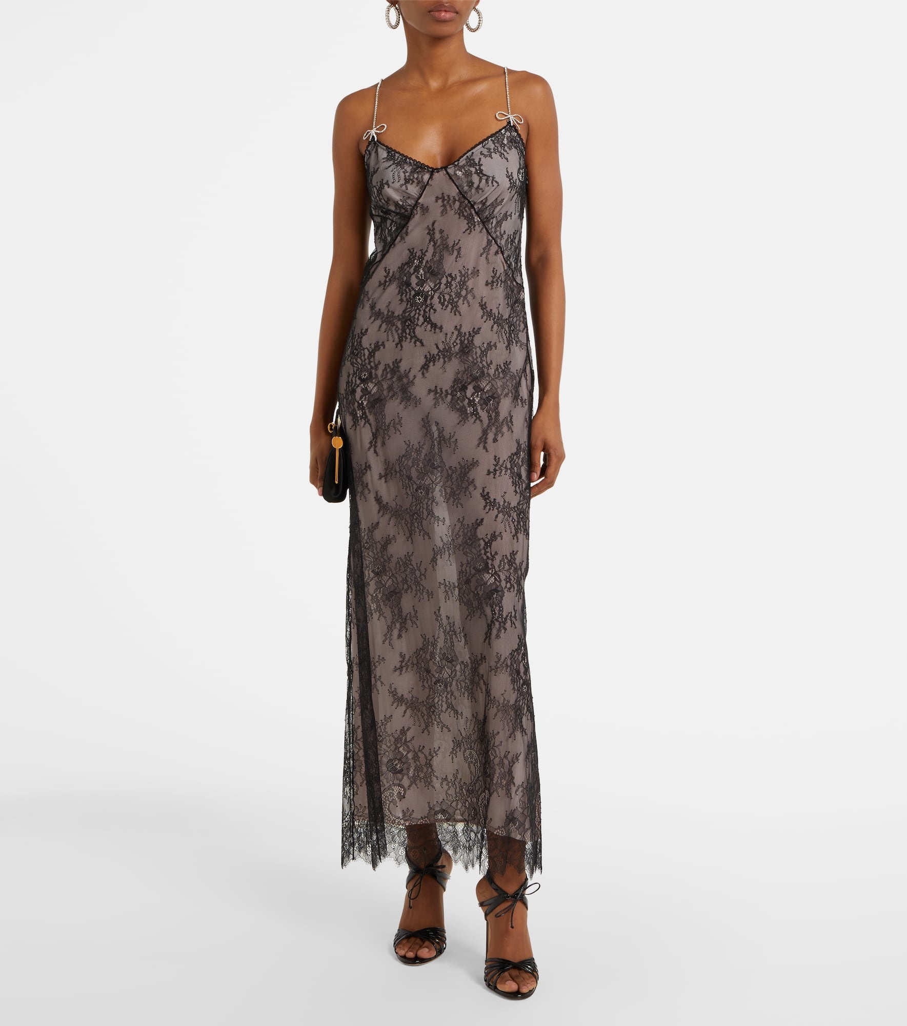Rebrodé lace midi dress - 2