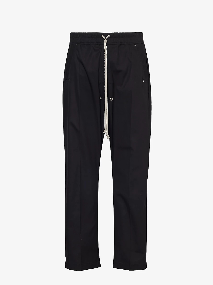 Bela straight-leg regular-fit stretch-cotton trousers - 1