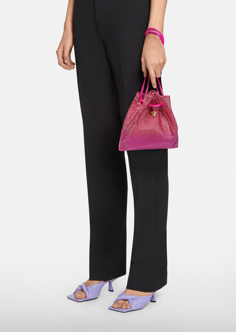 VERSACE La Medusa Studded Mini Bucket Bag outlook
