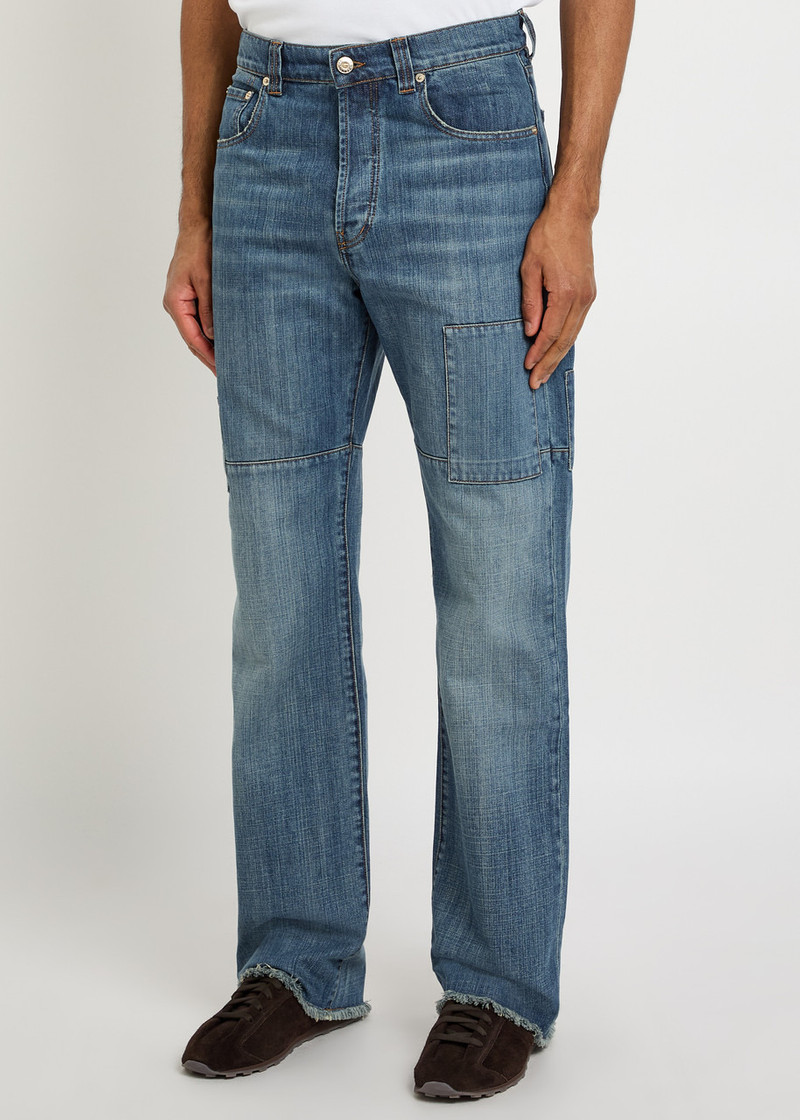 WALES BONNER Wales Bonner Chance Tapered-leg Jeans outlook