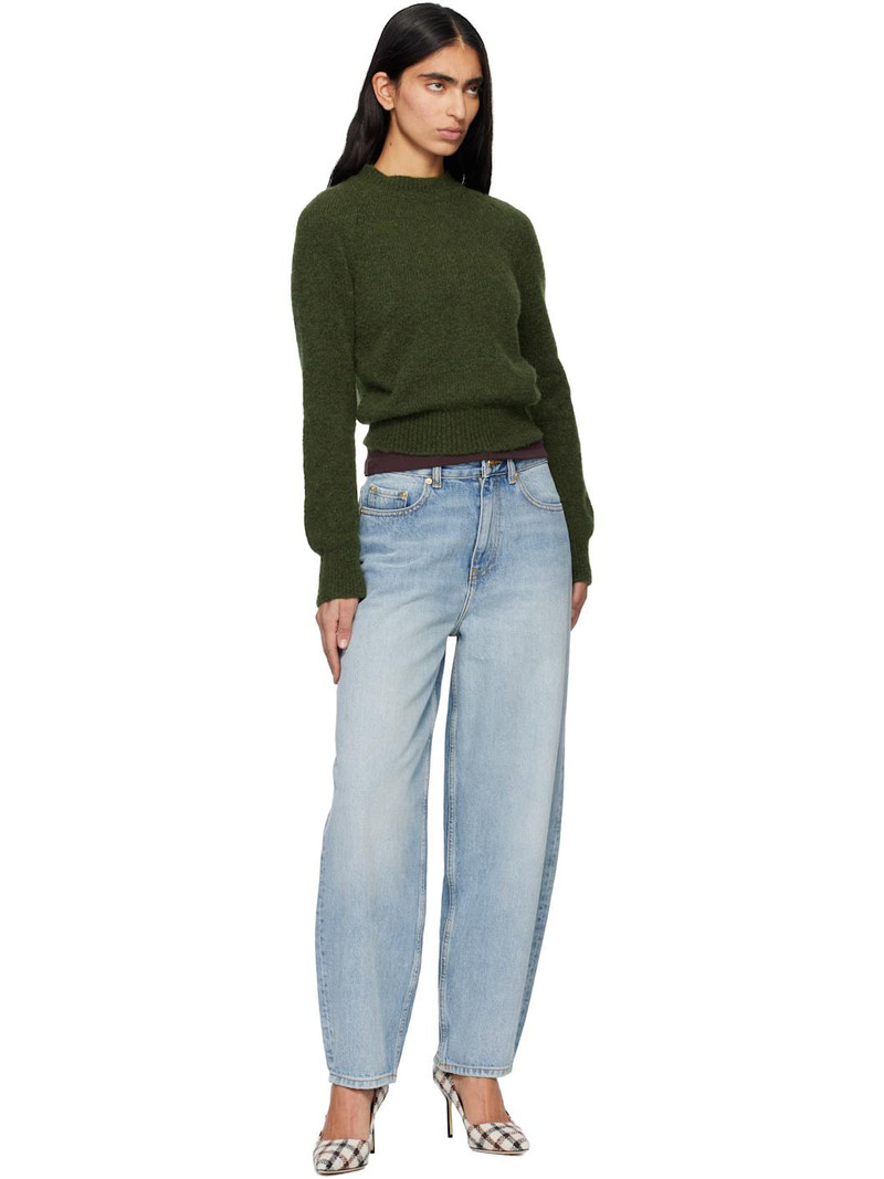 GANNI Blue Loose Rigid Stary Jeans outlook