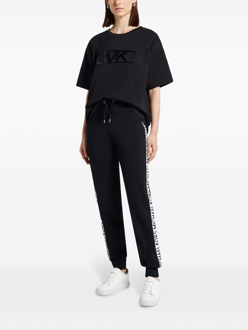 MICHAEL KORS logo-appliqué T-shirt outlook