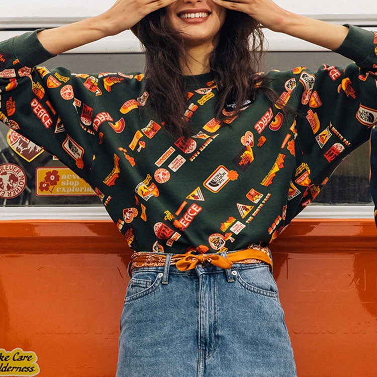 (WMNS) THE NORTH FACE Vanlife Logo Sweater 'Multicolor' NF0A5JW9-VR0 - 5