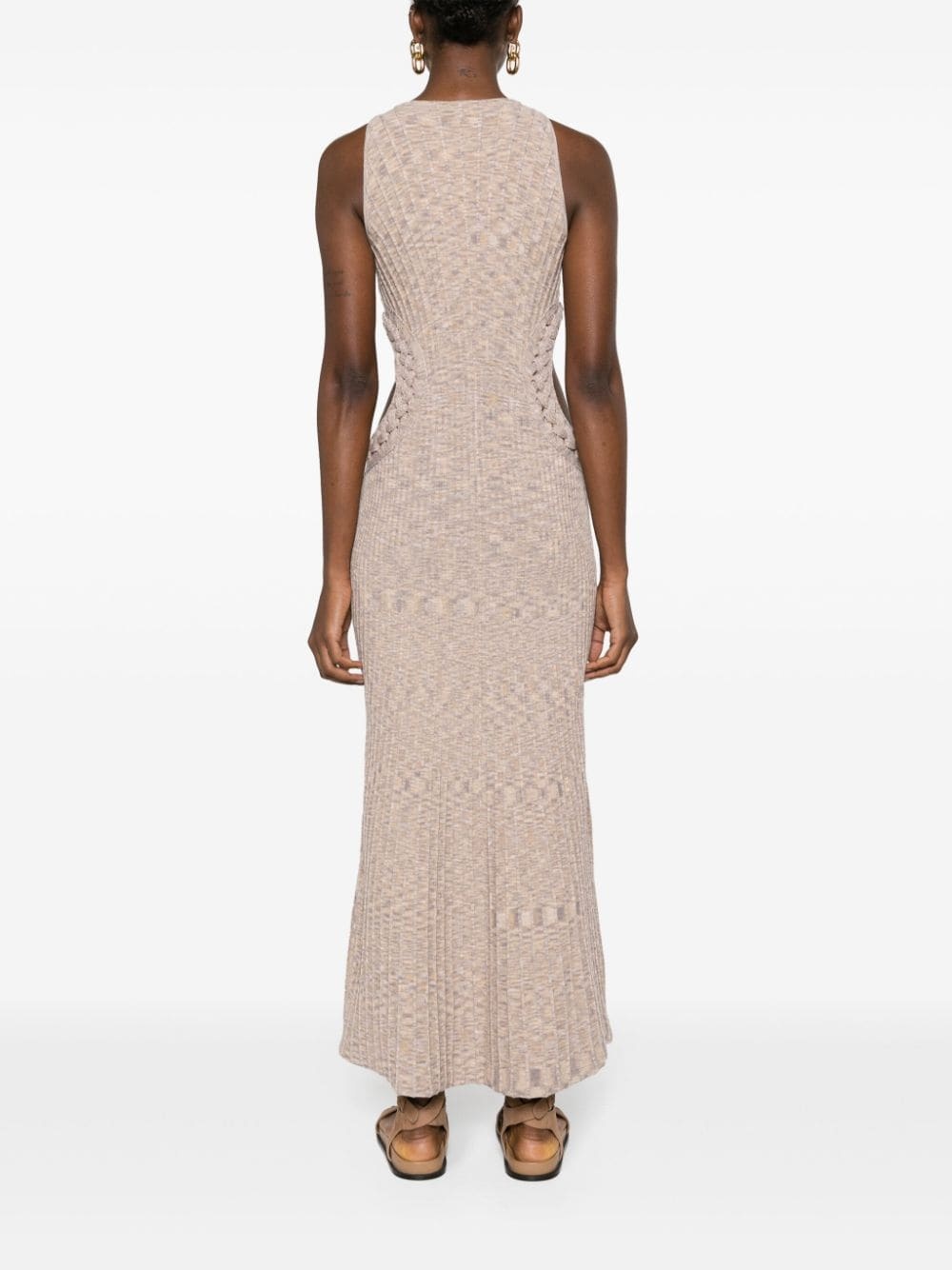 Andreas ribbed-knit midi dress - 3