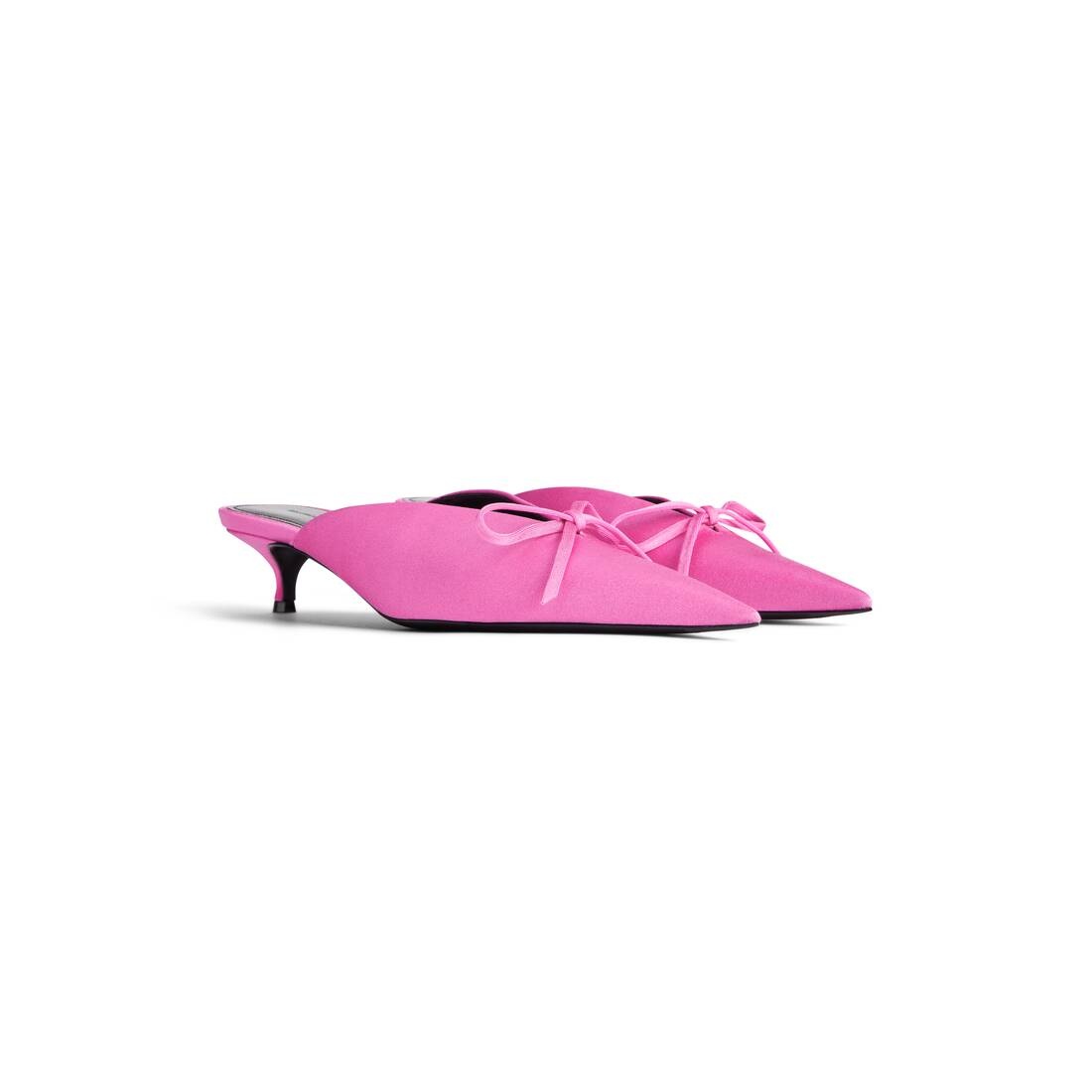 Women's Knife Bow 40mm Mule in Pink - 2