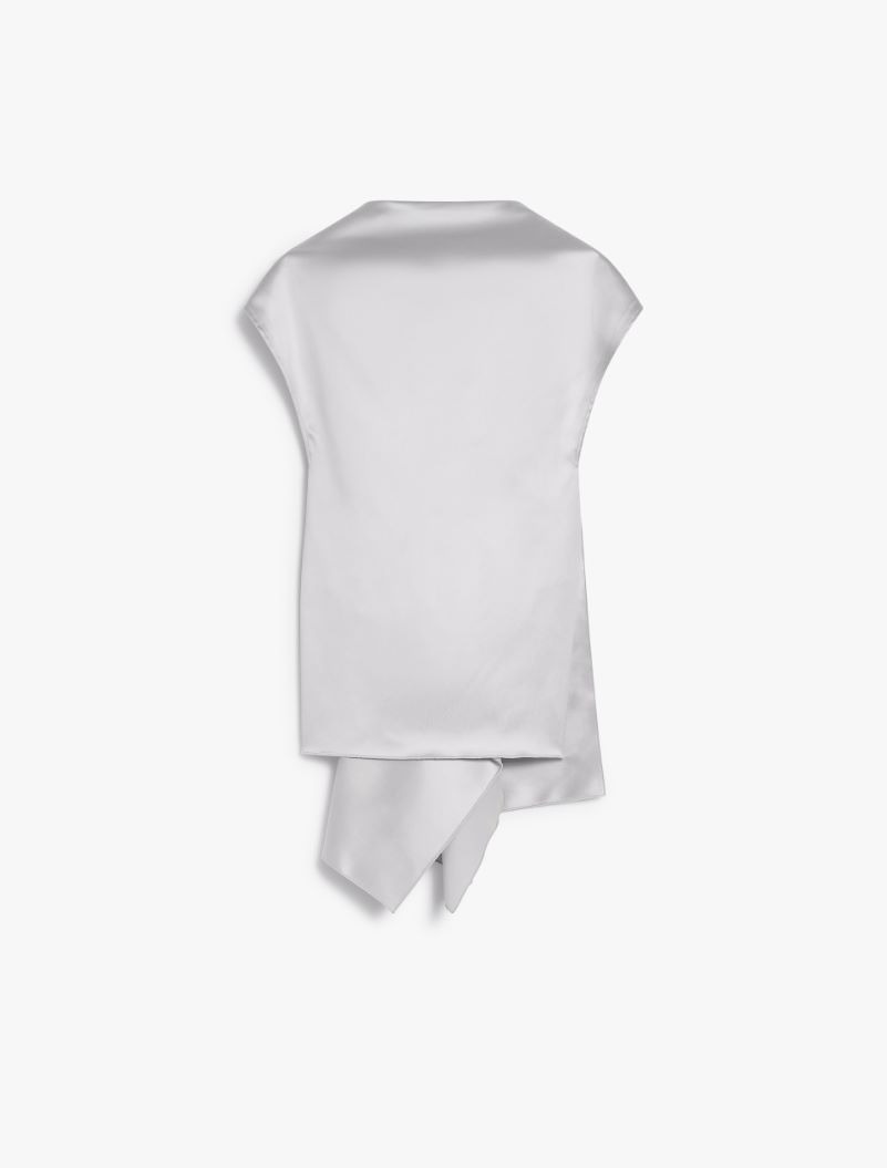 Draped sleeveless top - RUNWAY - 1