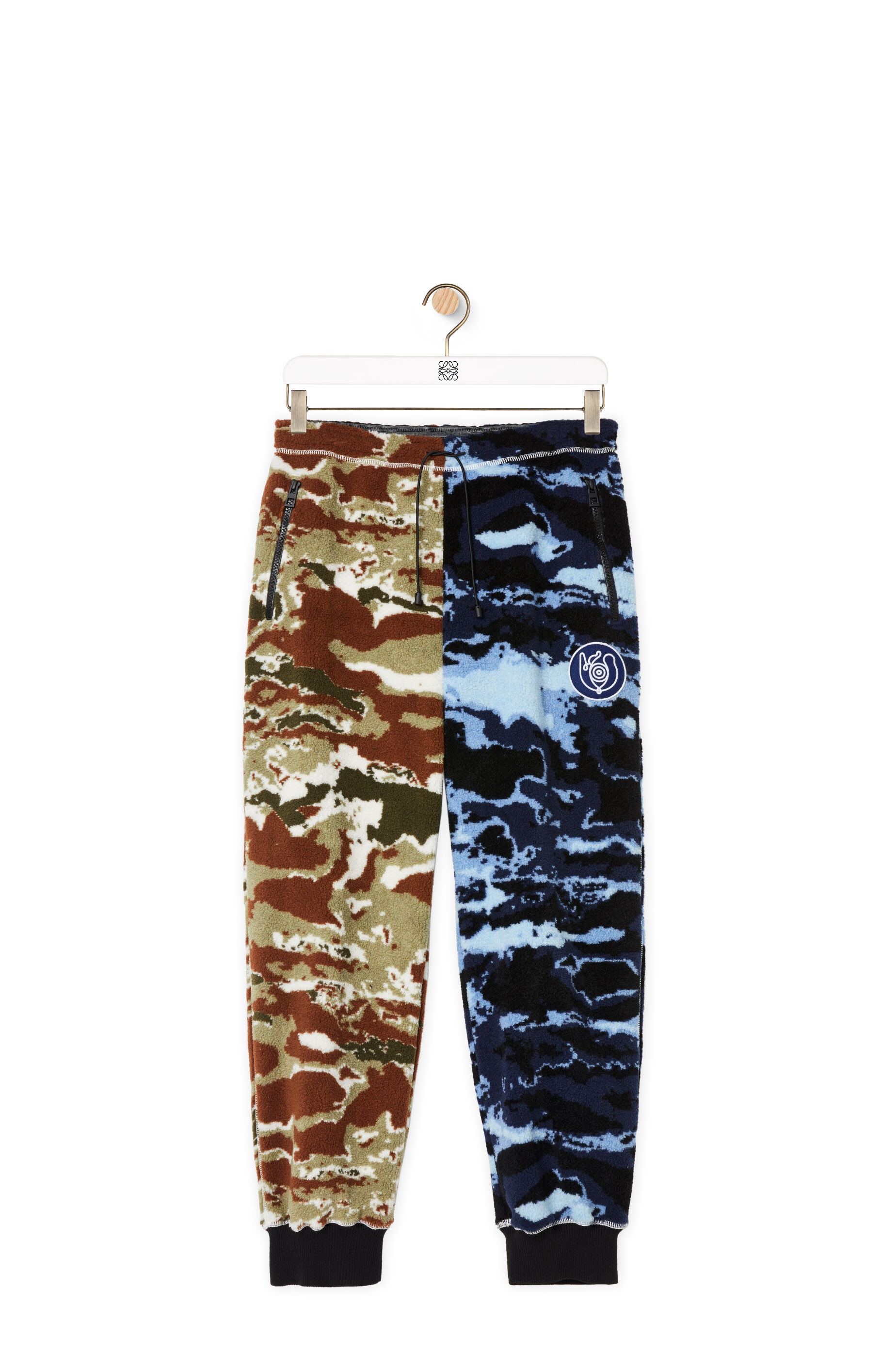 Camouflage fleece trousers - 1