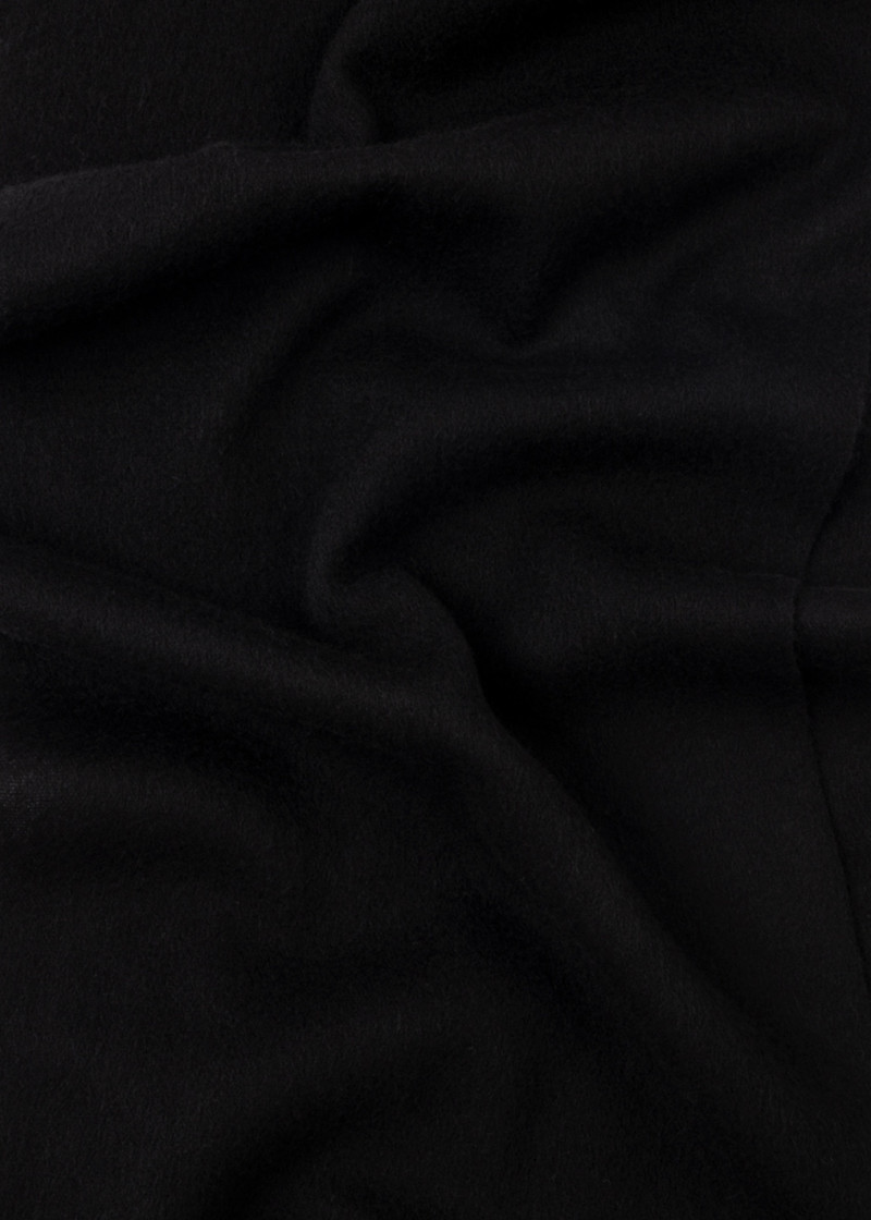 Black Lambswool Zebra Scarf 4