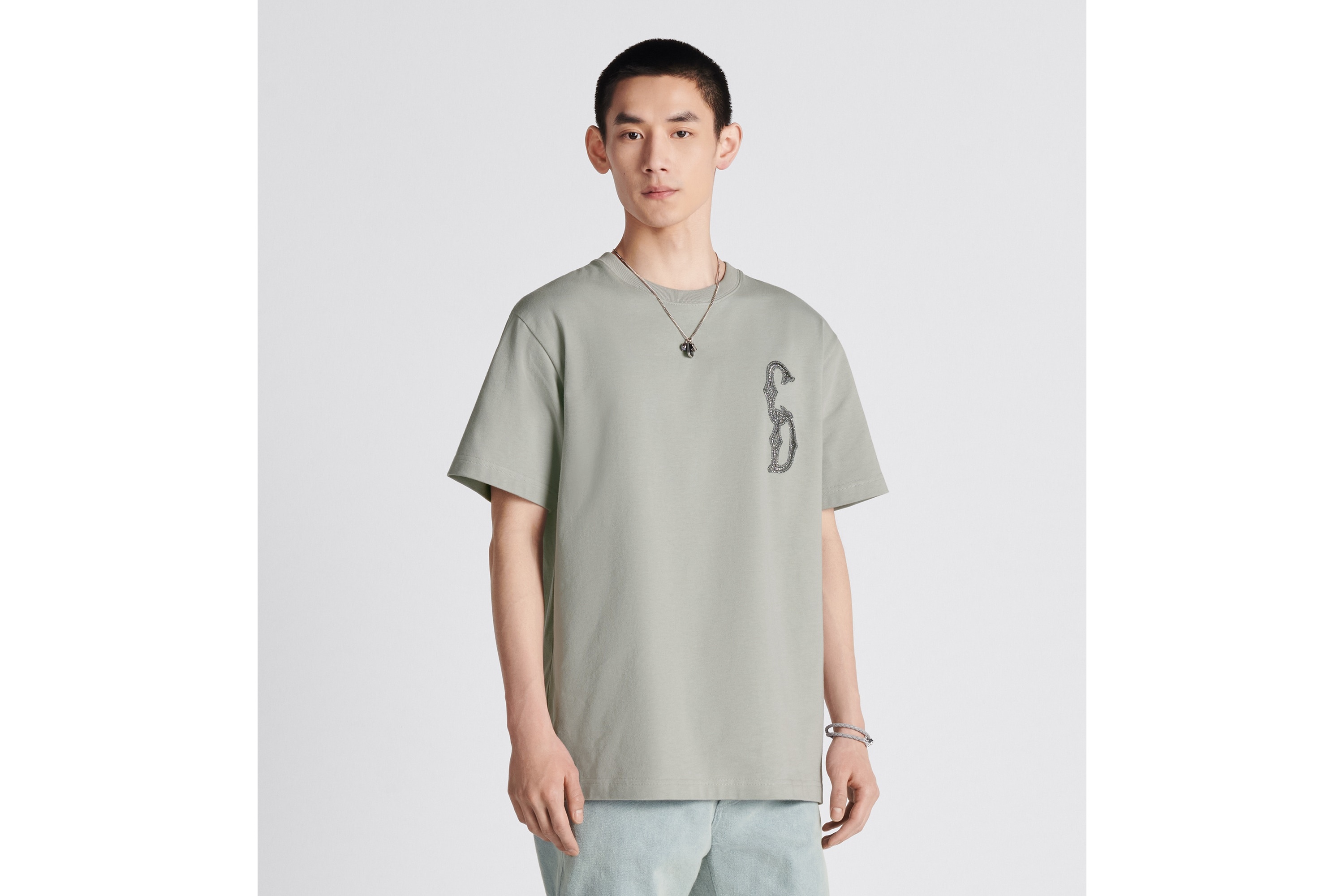 CD Interlaced Relaxed-Fit T-Shirt - 4