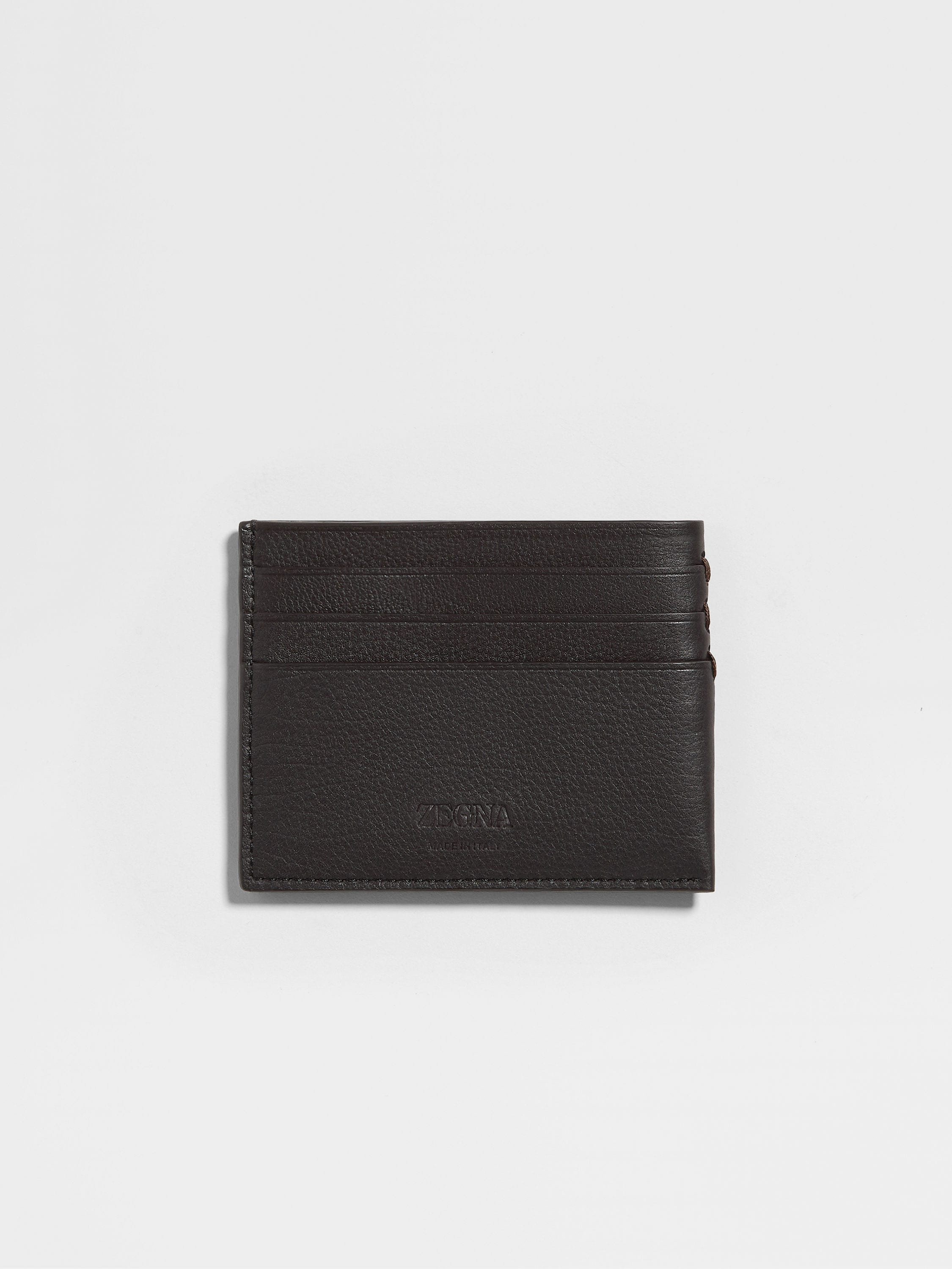 DARK BROWN SECONDSKIN CARD CASE - 3