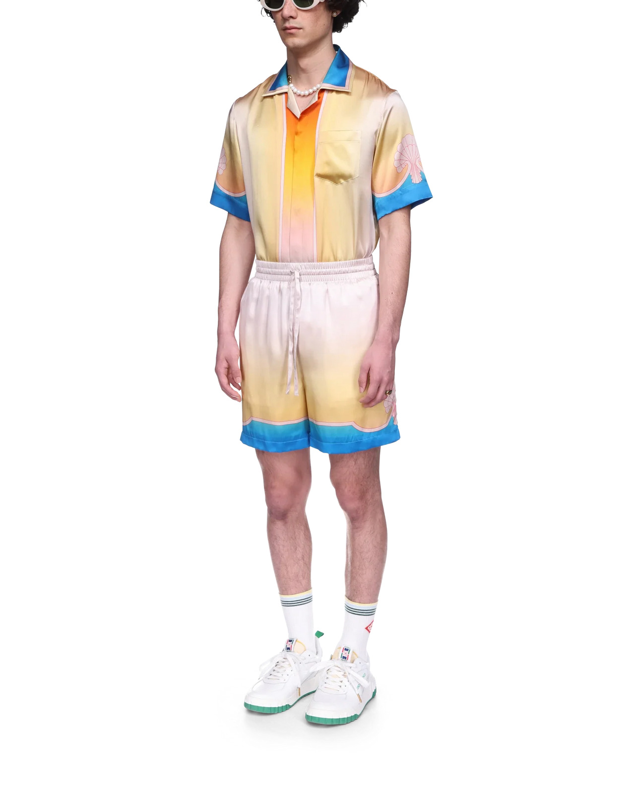 L'Arc Coloré Silk Shorts - 3
