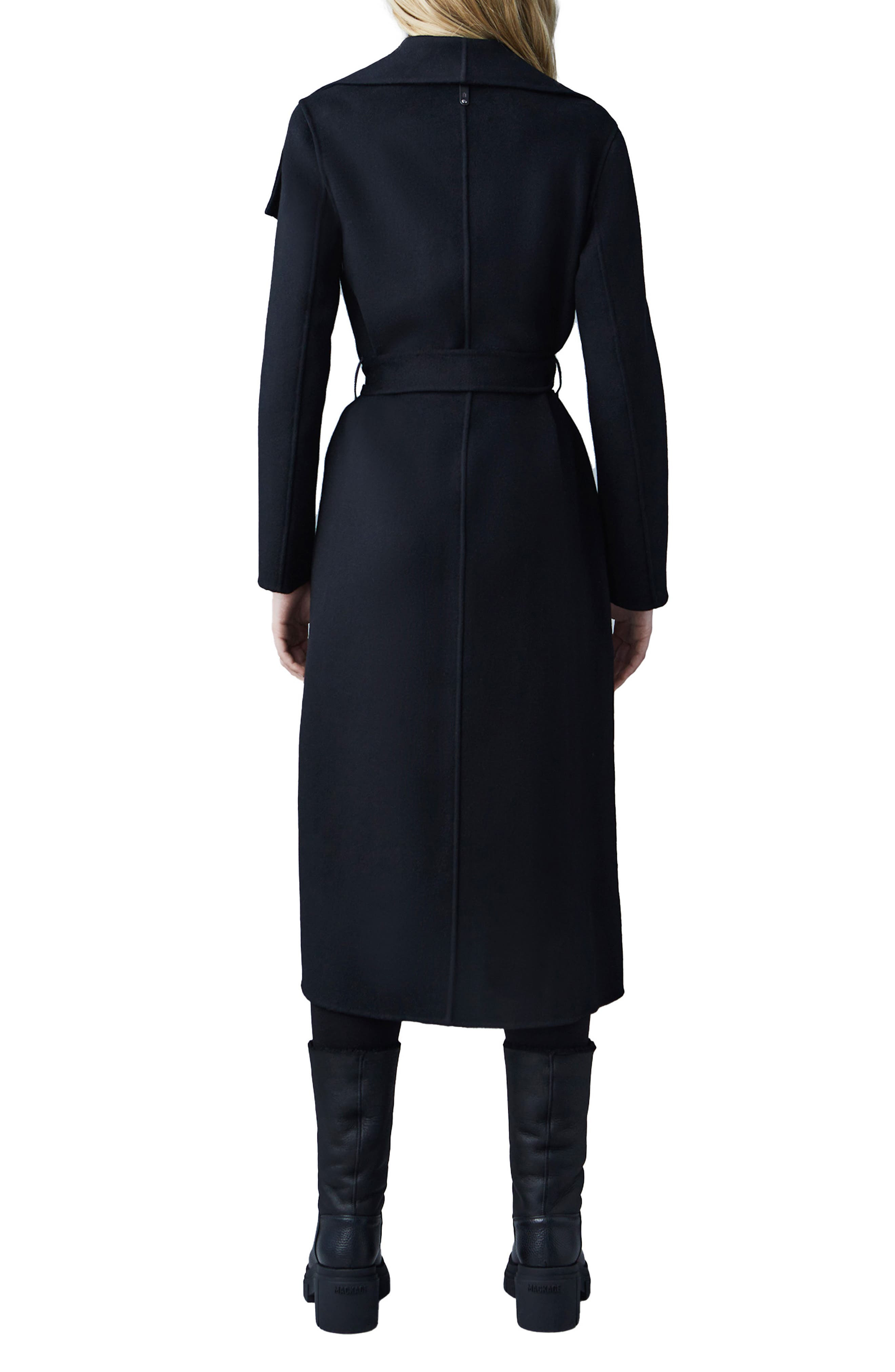 Mai Wool Long Wrap Coat - 2