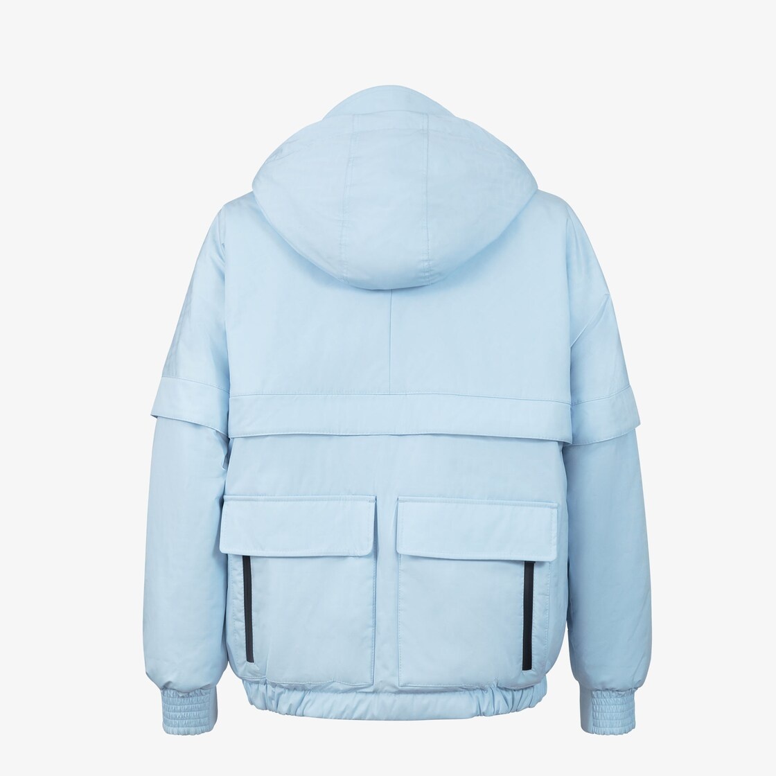 Light blue tech fabric parka - 2