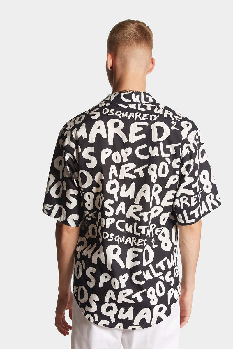 D2 POP 80'S BOWLING SHIRT - 4