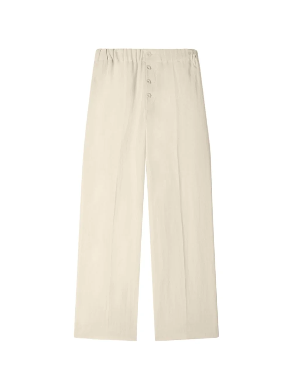 elastic-waistband trousers - 1