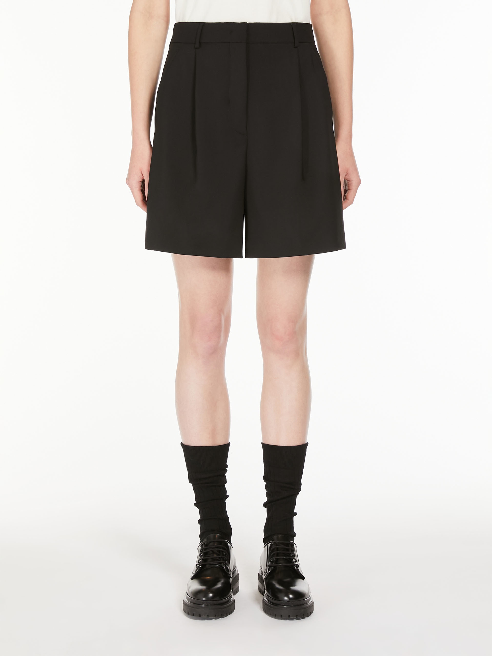 NABULUS Woollen cloth Bermuda shorts - 3
