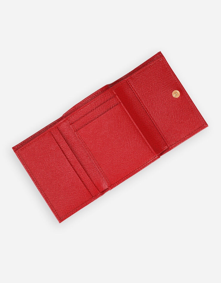 Small Dauphine calfskin continental wallet with plate detail - 4