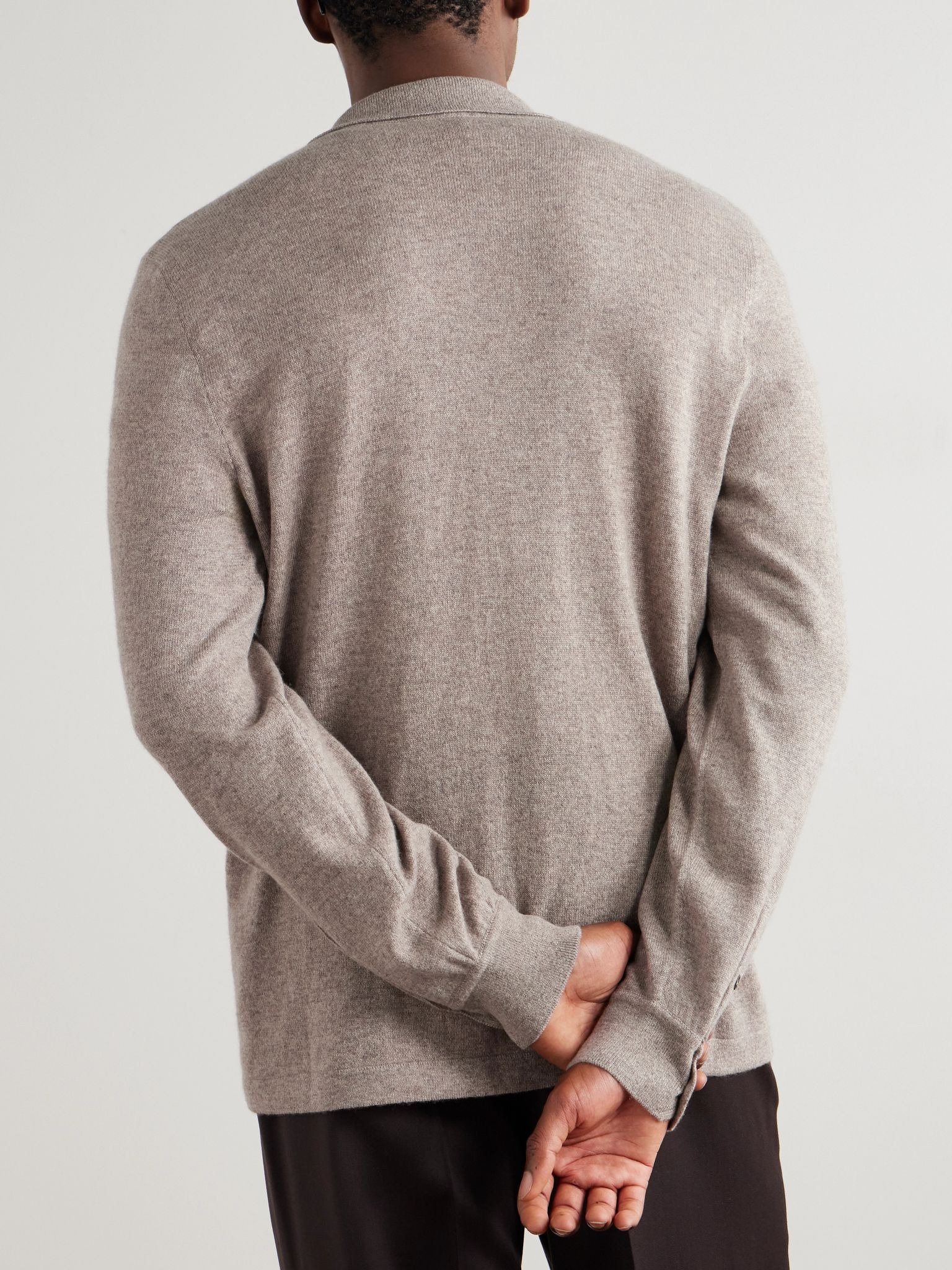 Cashmere Cardigan Beige - 4