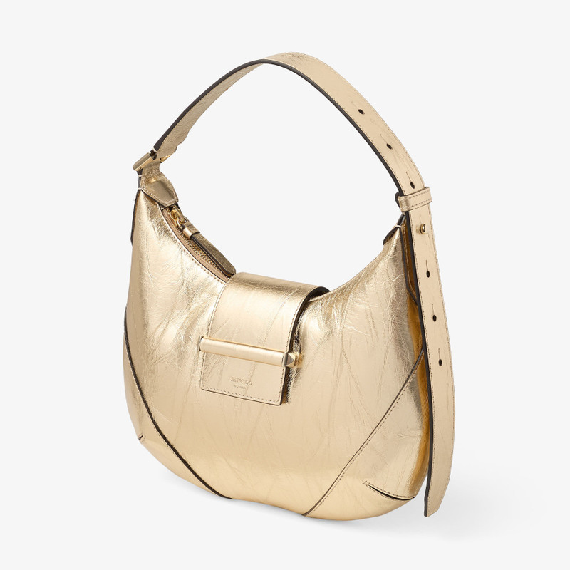 JIMMY CHOO Bar Hobo S
Gold Vintage Metallic Leather Shoulder Bag outlook