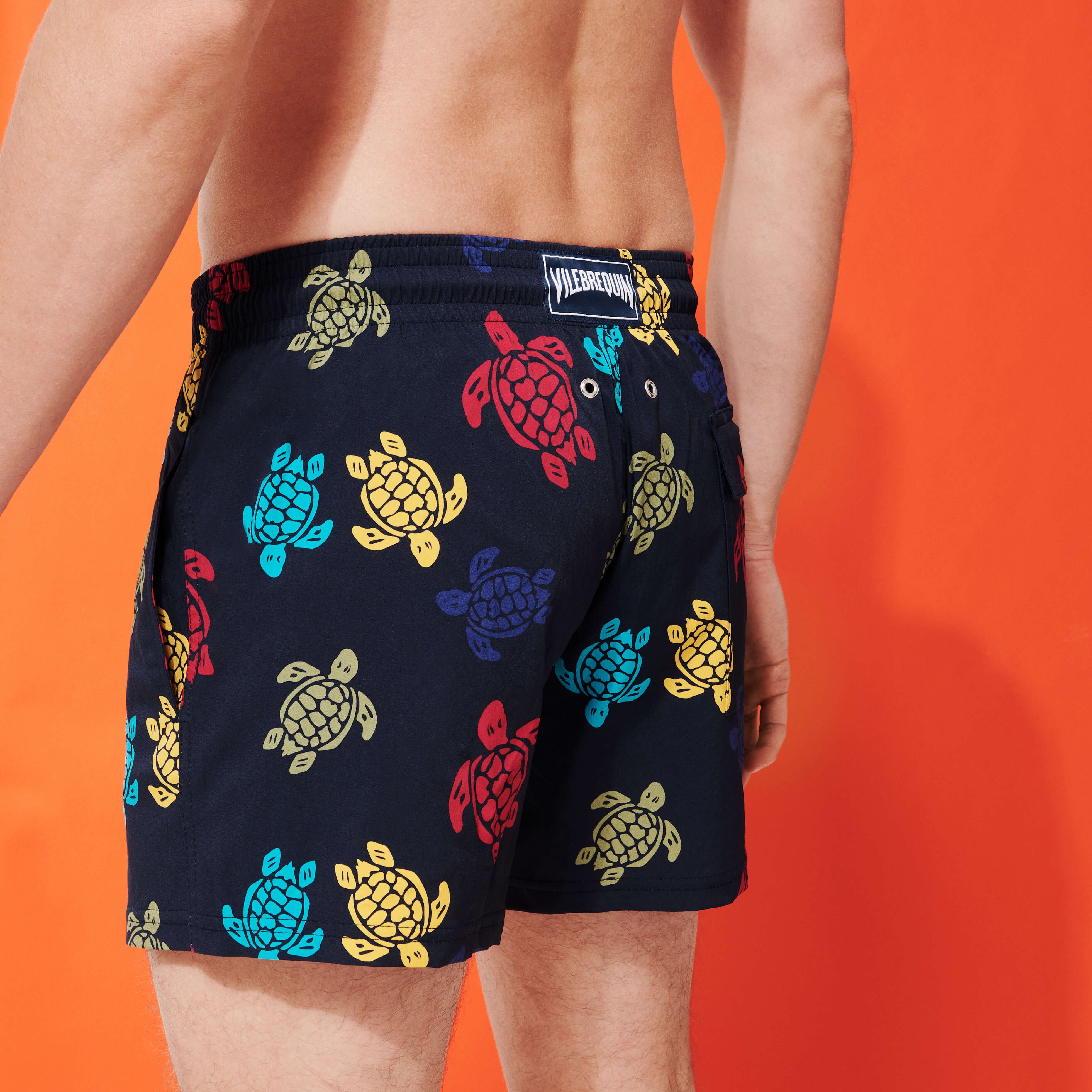 Men Stretch Swimwear Ronde Des Tortues - 4