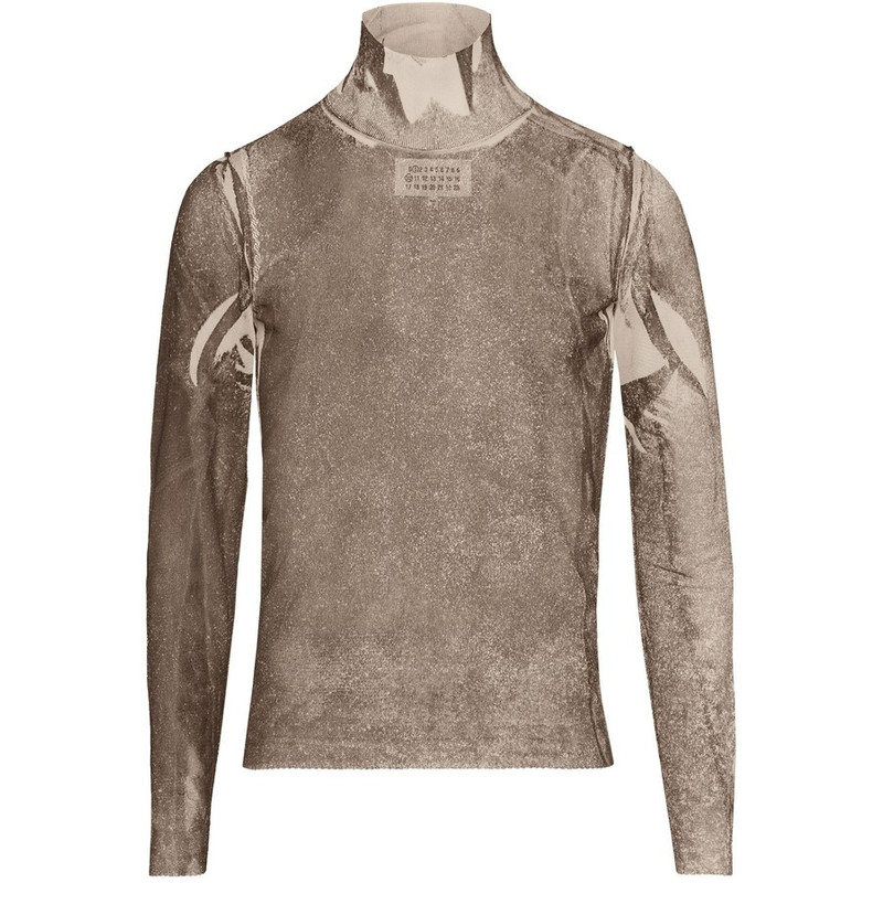 Serigraphic silk crepe top 1