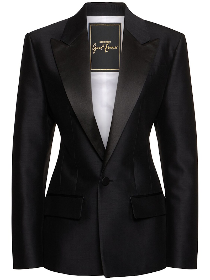 Dan statement silk & wool blazer - 1