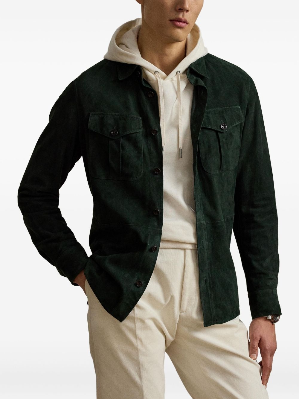 suede shirt jacket - 3