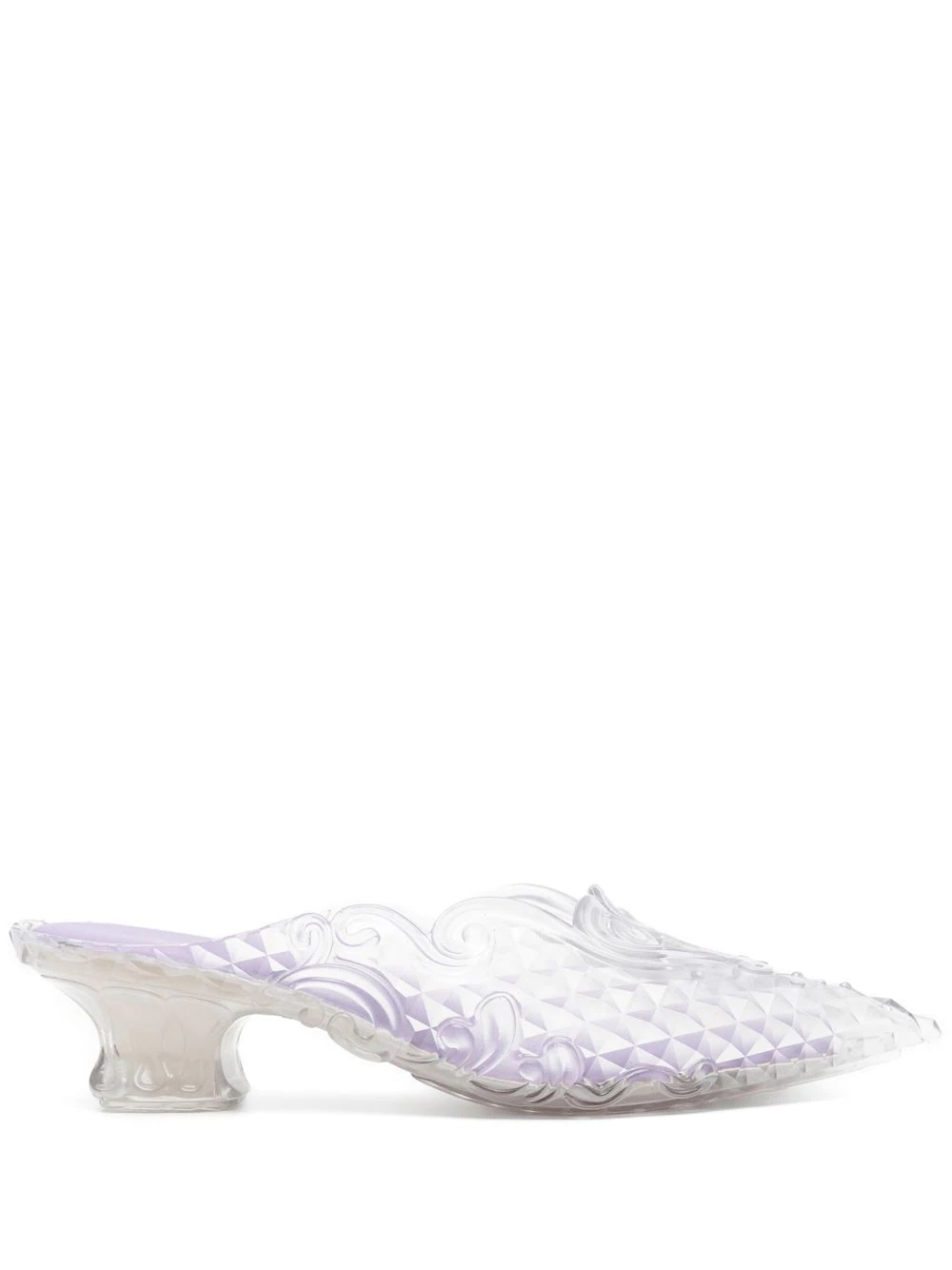 Melissa 60mm transparent mules - 1