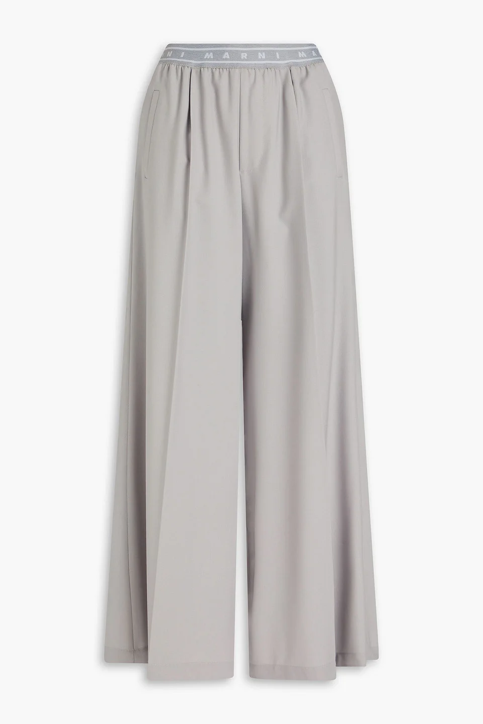 Wool wide-leg pants - 1