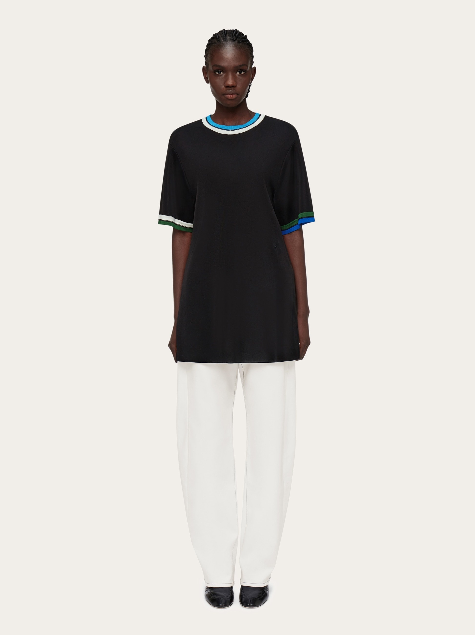 Top with contrasting trim - 6