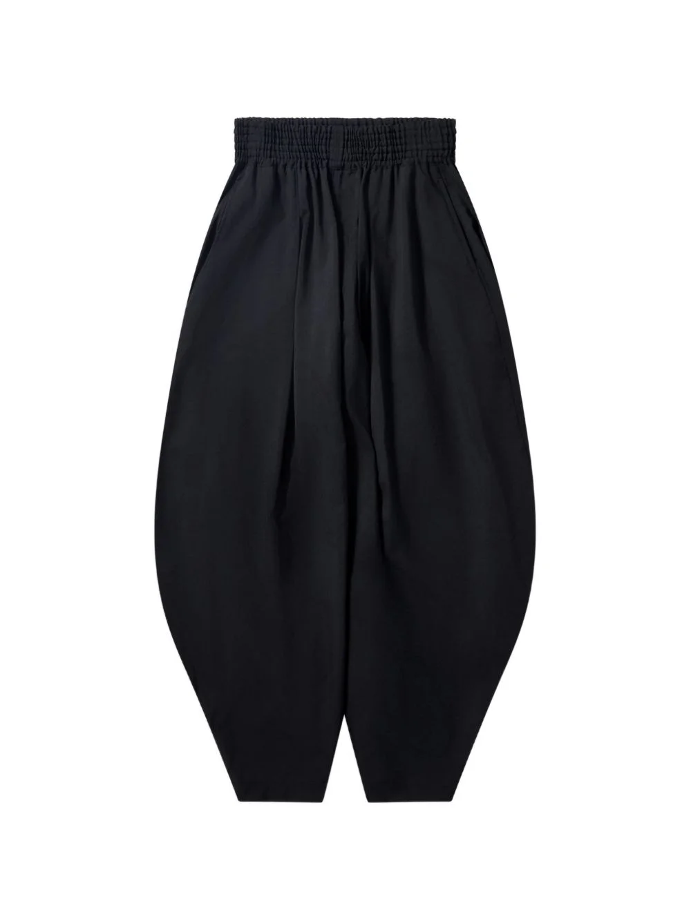 elasticated balloon-leg trousers - 1