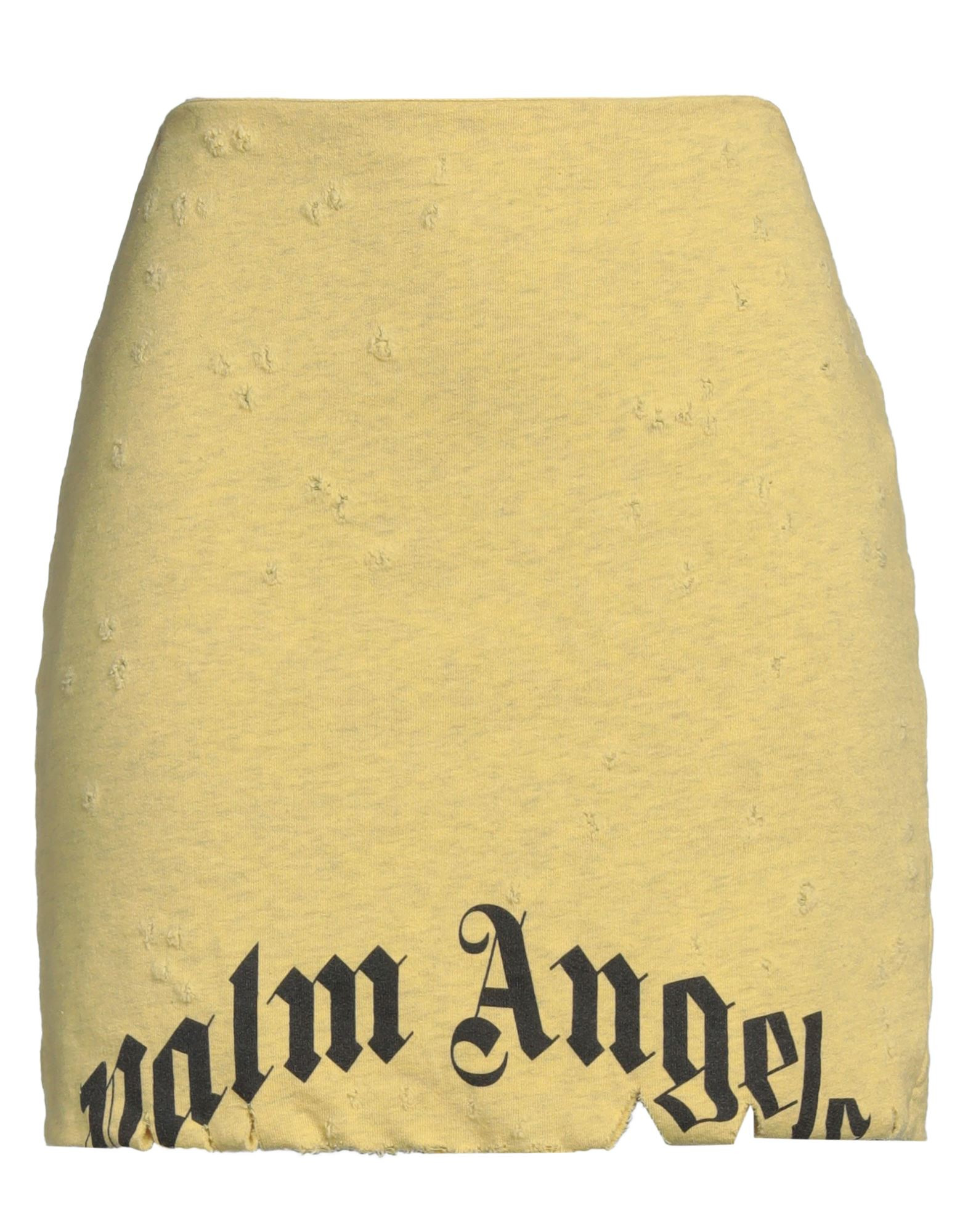 Yellow Women's Mini Skirt - 1