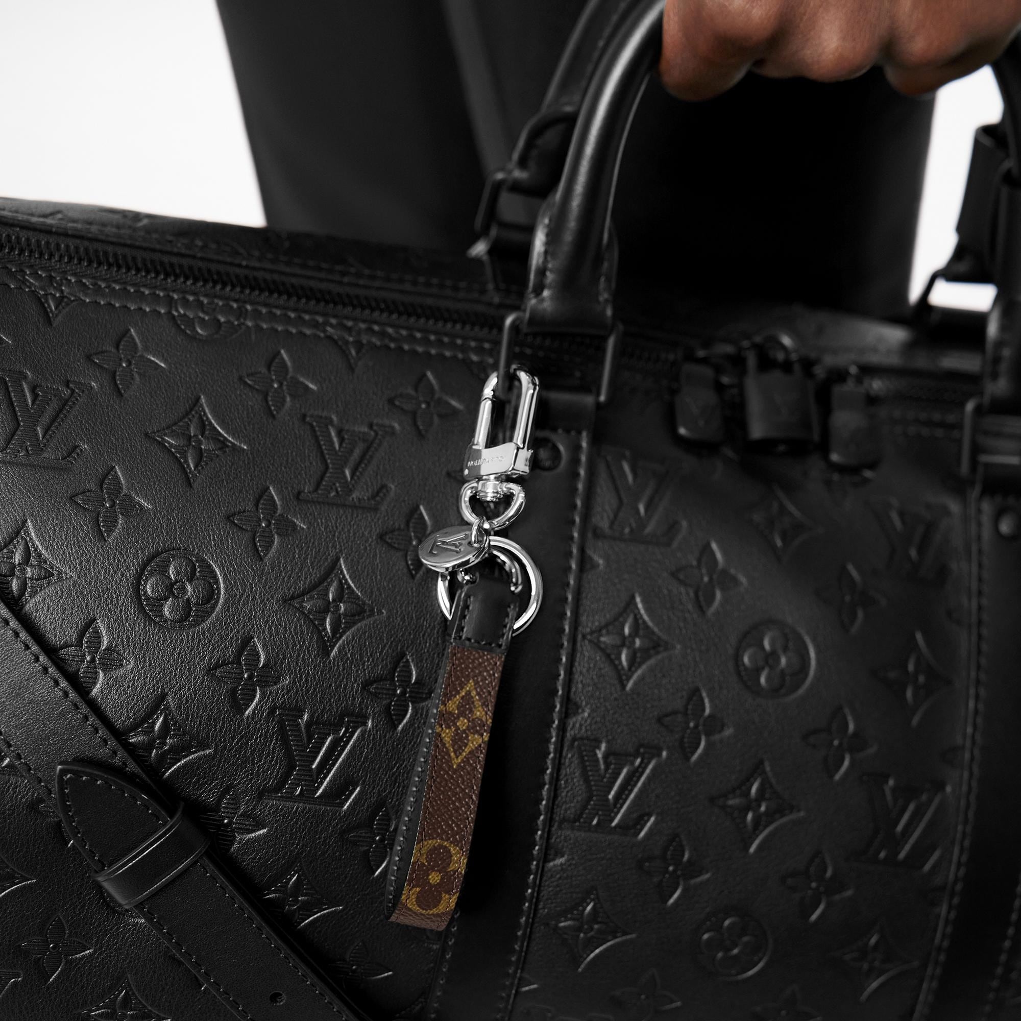 Louis Vuitton Monogram Slim Dragonne Bag Charm And Key Holder REVERSIBLE