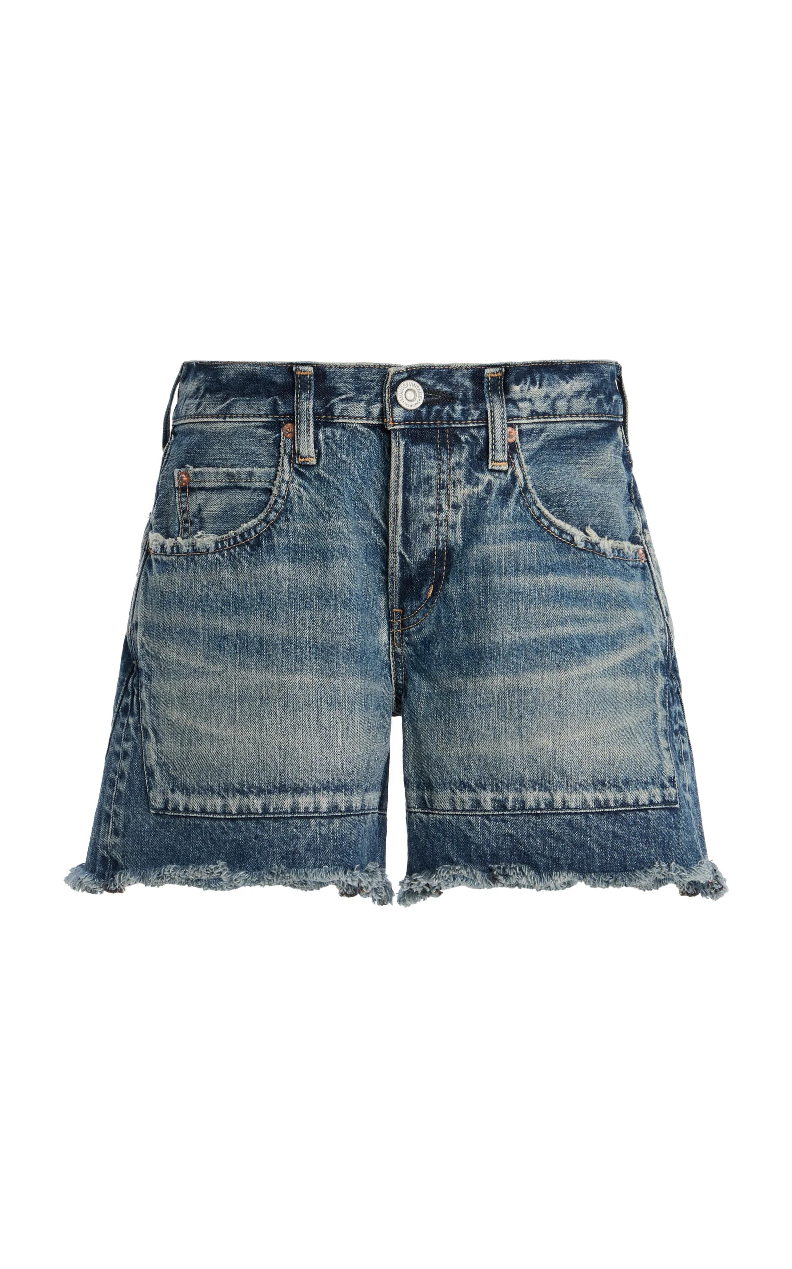 Remo Remake Denim Shorts medium wash - 1