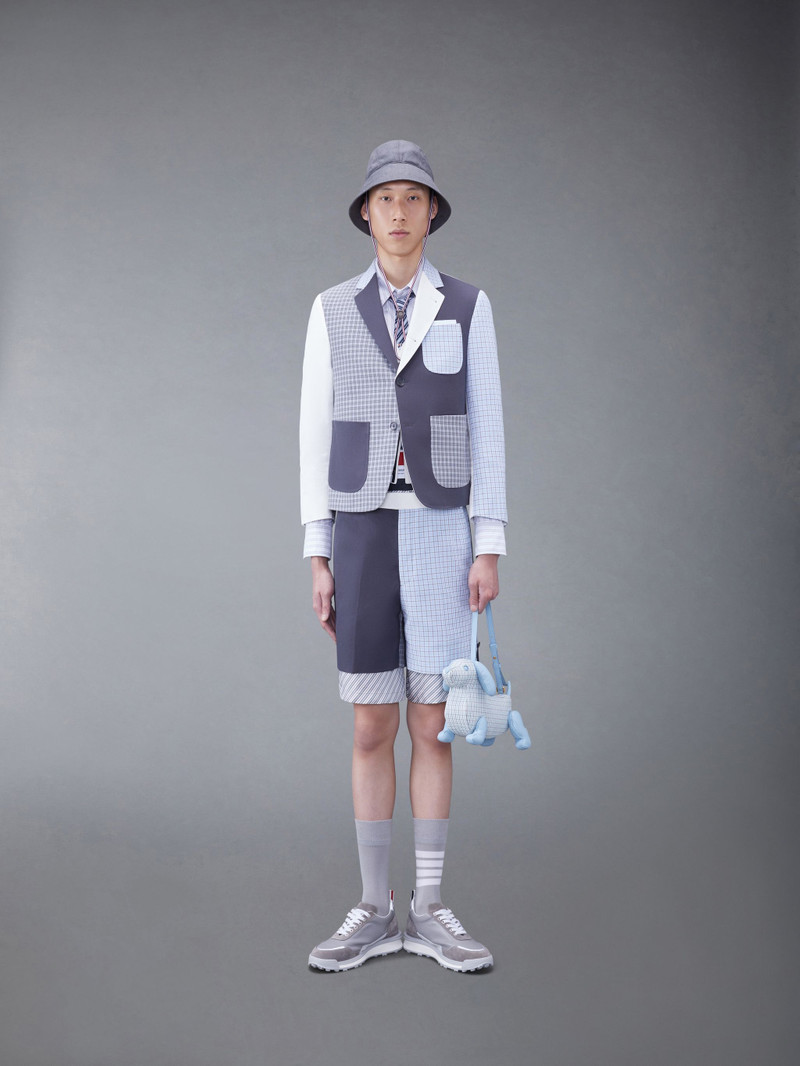 Funmix Check Crepe Low Rise Mini Short 3