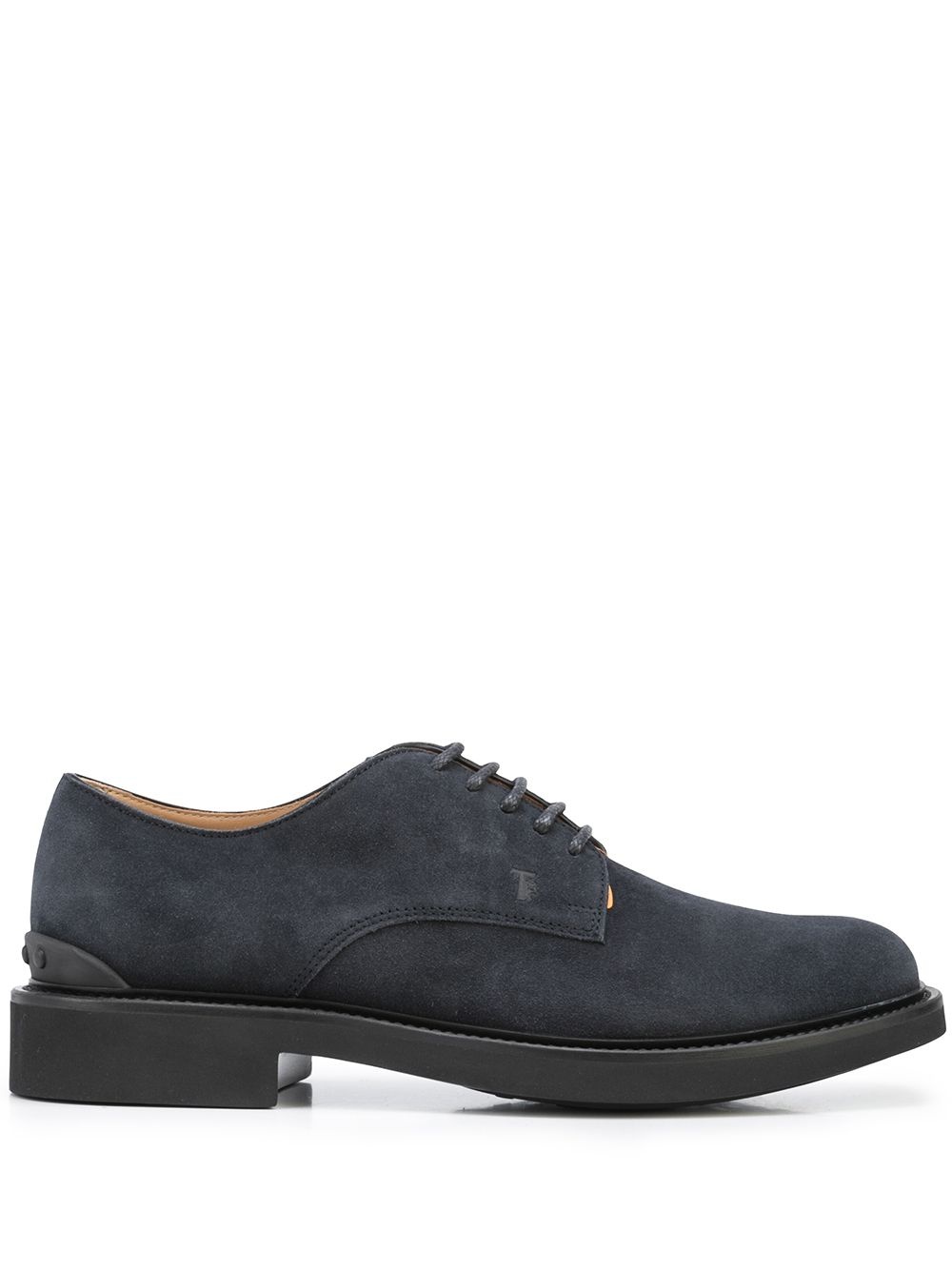 suede lace-up shoes - 1