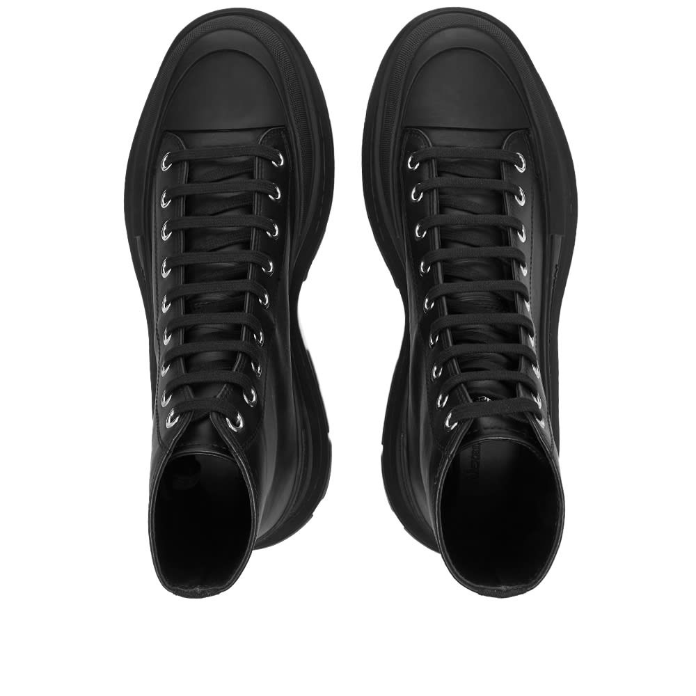 Alexander McQueen Small Stud Heel Tab Wedge Sole Sneaker - 5