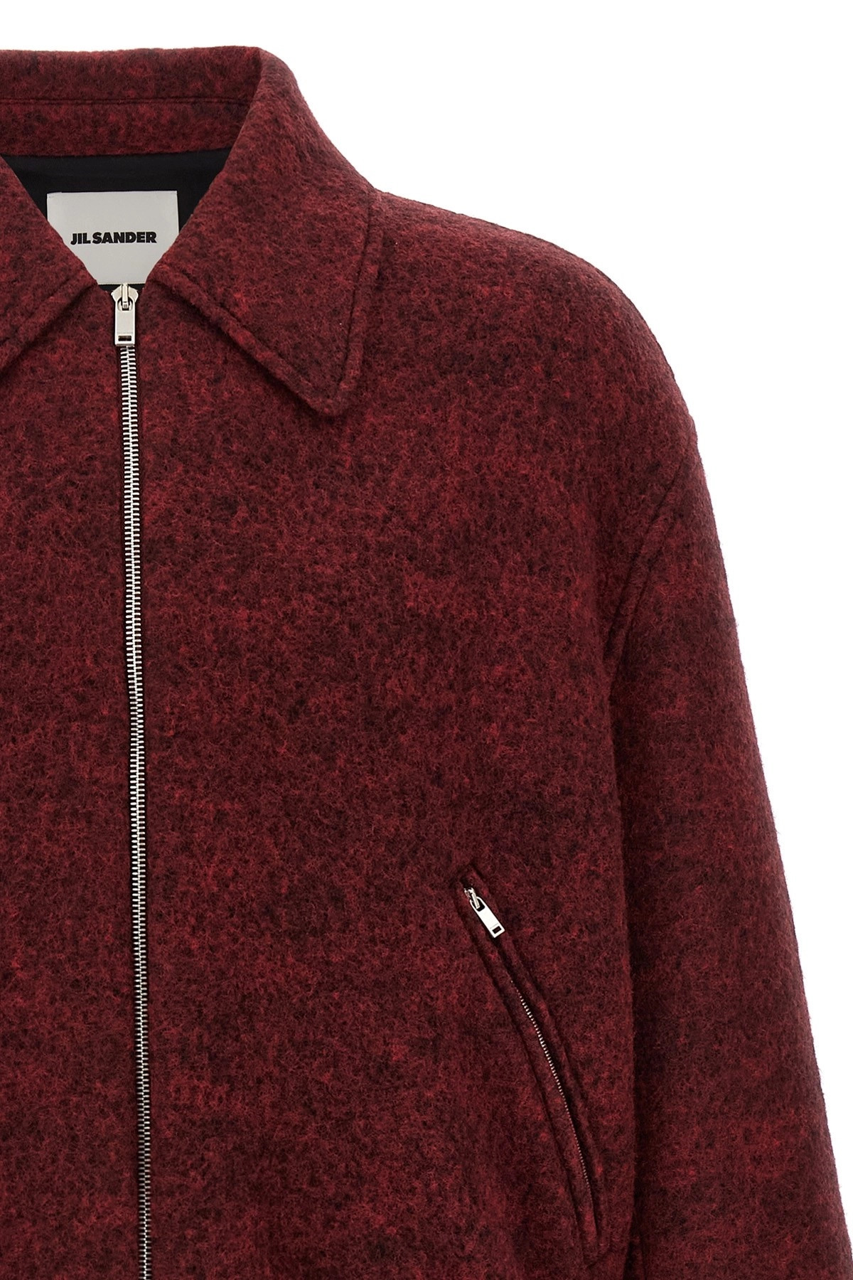 Mélange wool bomber jacket - 4