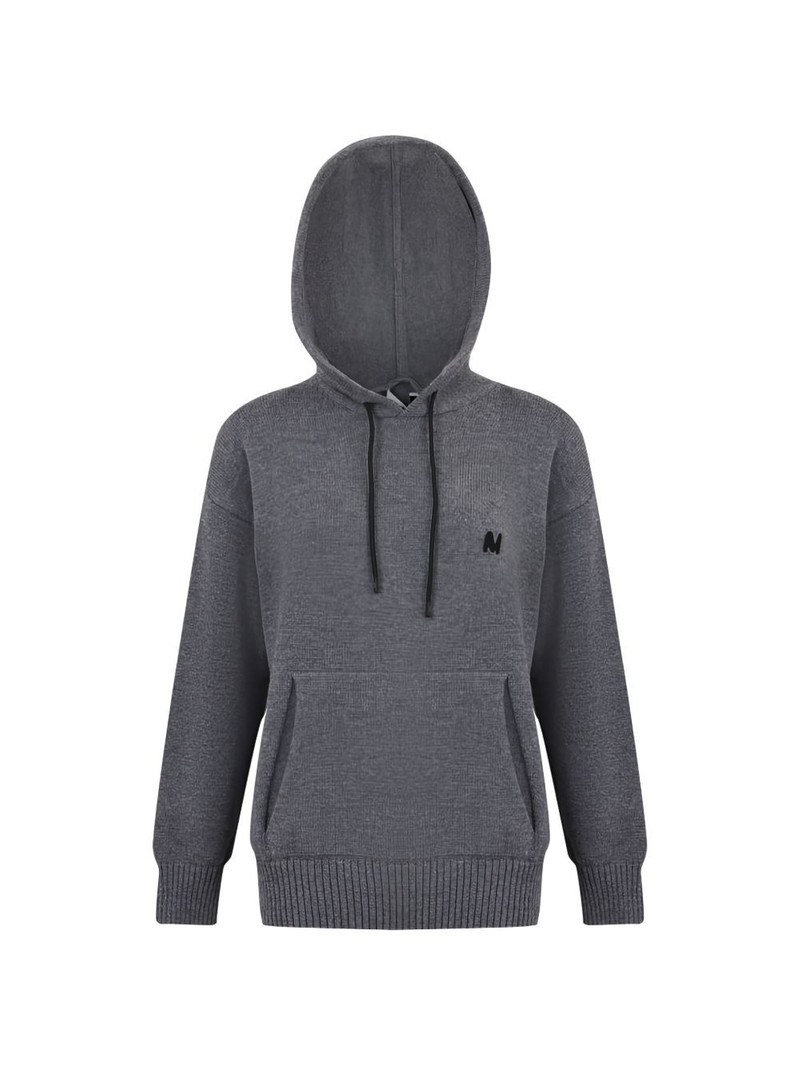 embroidered-detail hoodie 1