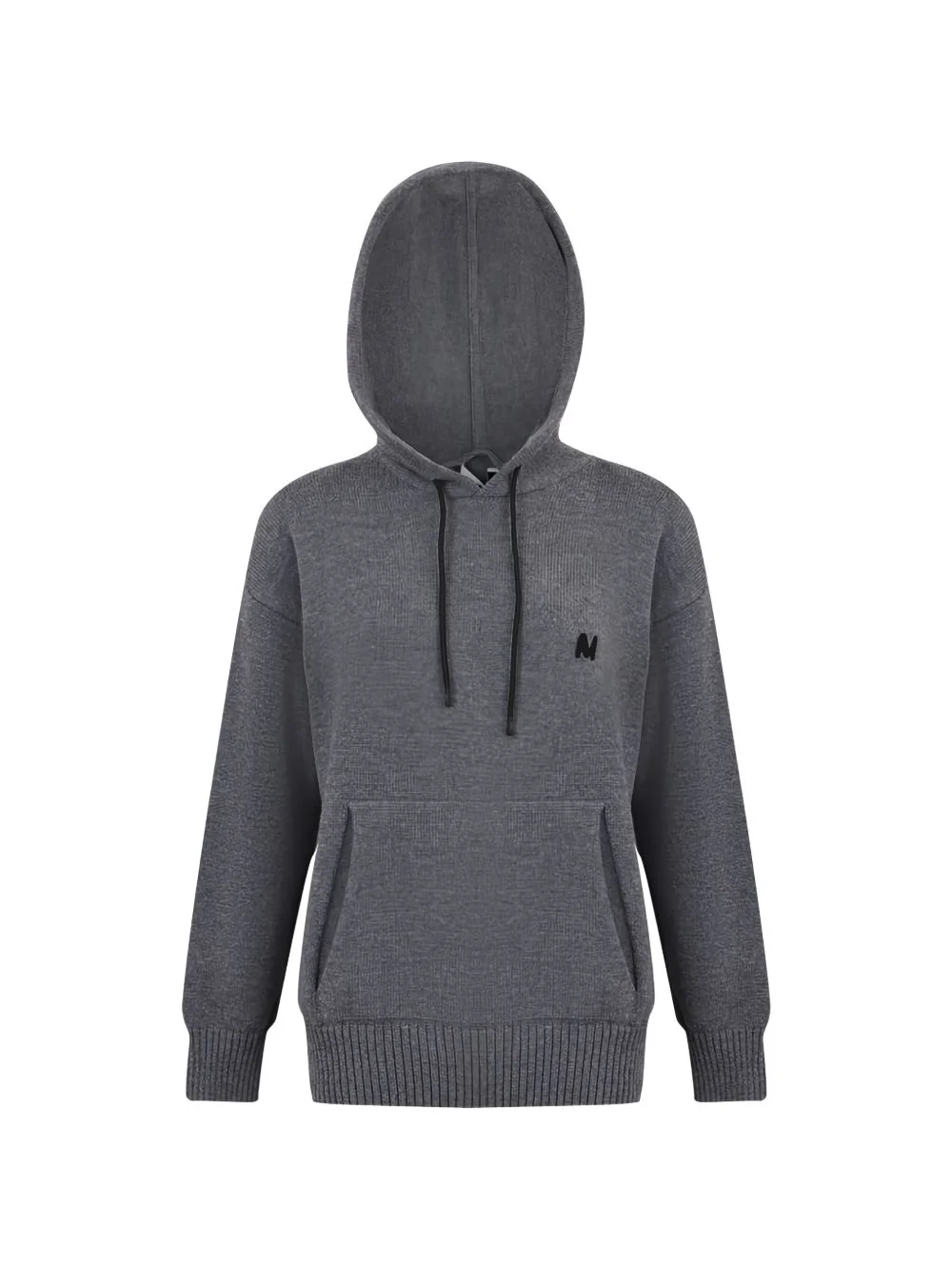 embroidered-detail hoodie - 1