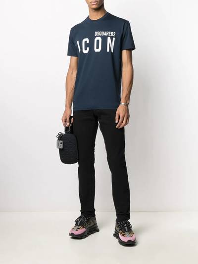 DSQUARED2 logo print T-shirt outlook