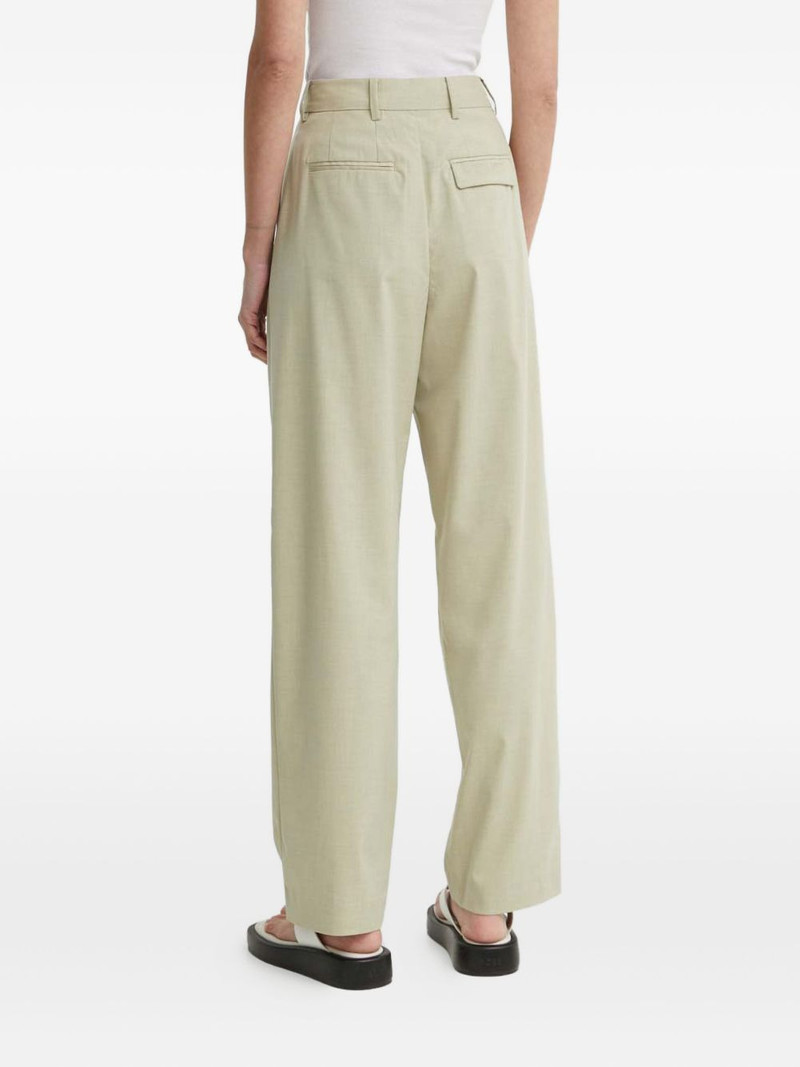 front-pleat straight trousers 3
