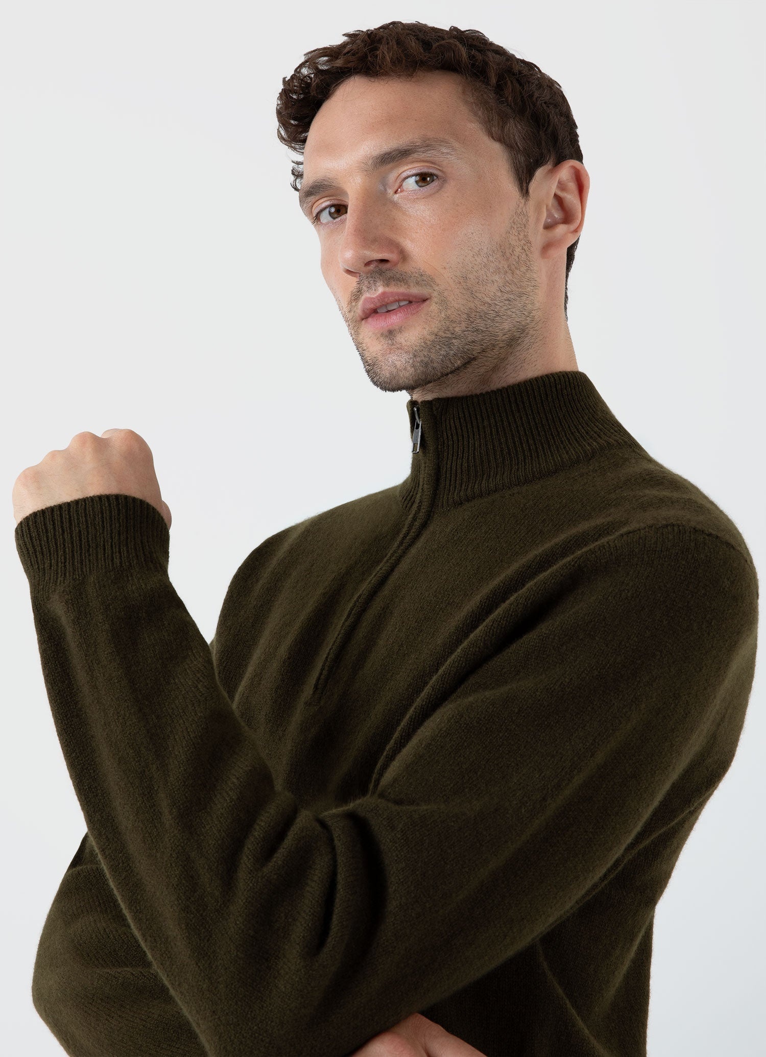 Lambswool Half Zip Jumper - 6