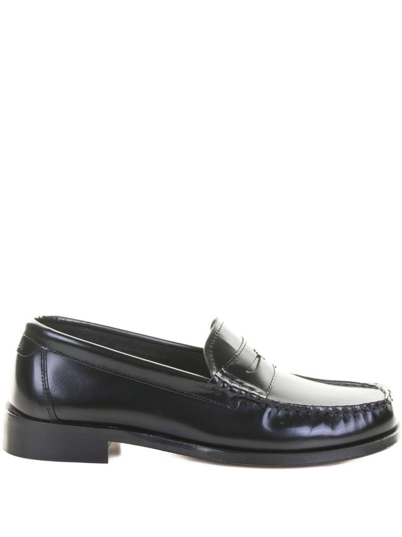 leather penny-strap loafers 1